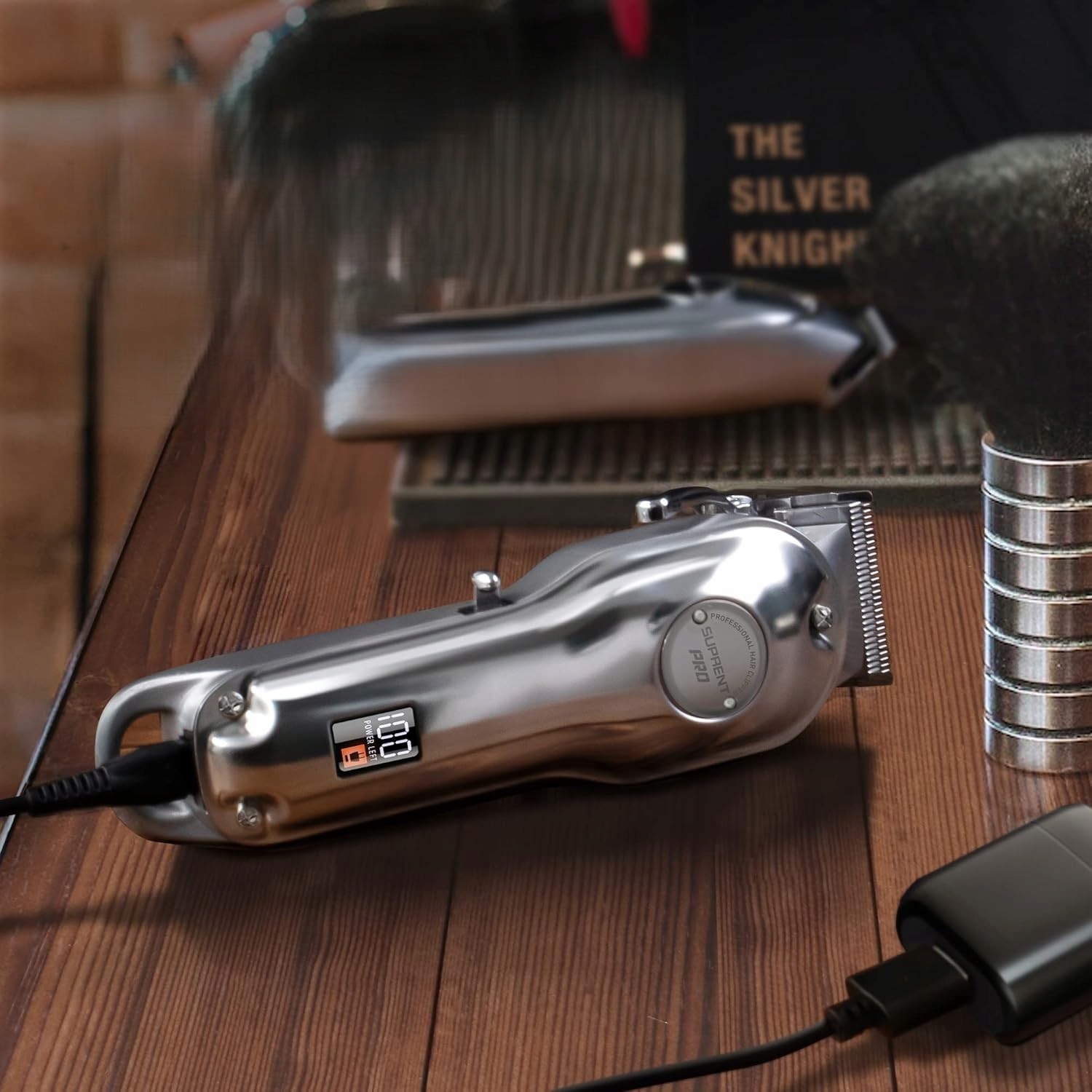 Profesjonalna Maszynka Do Strzyżenia Włosów Brody Trymer Bezprzewodowa Zest