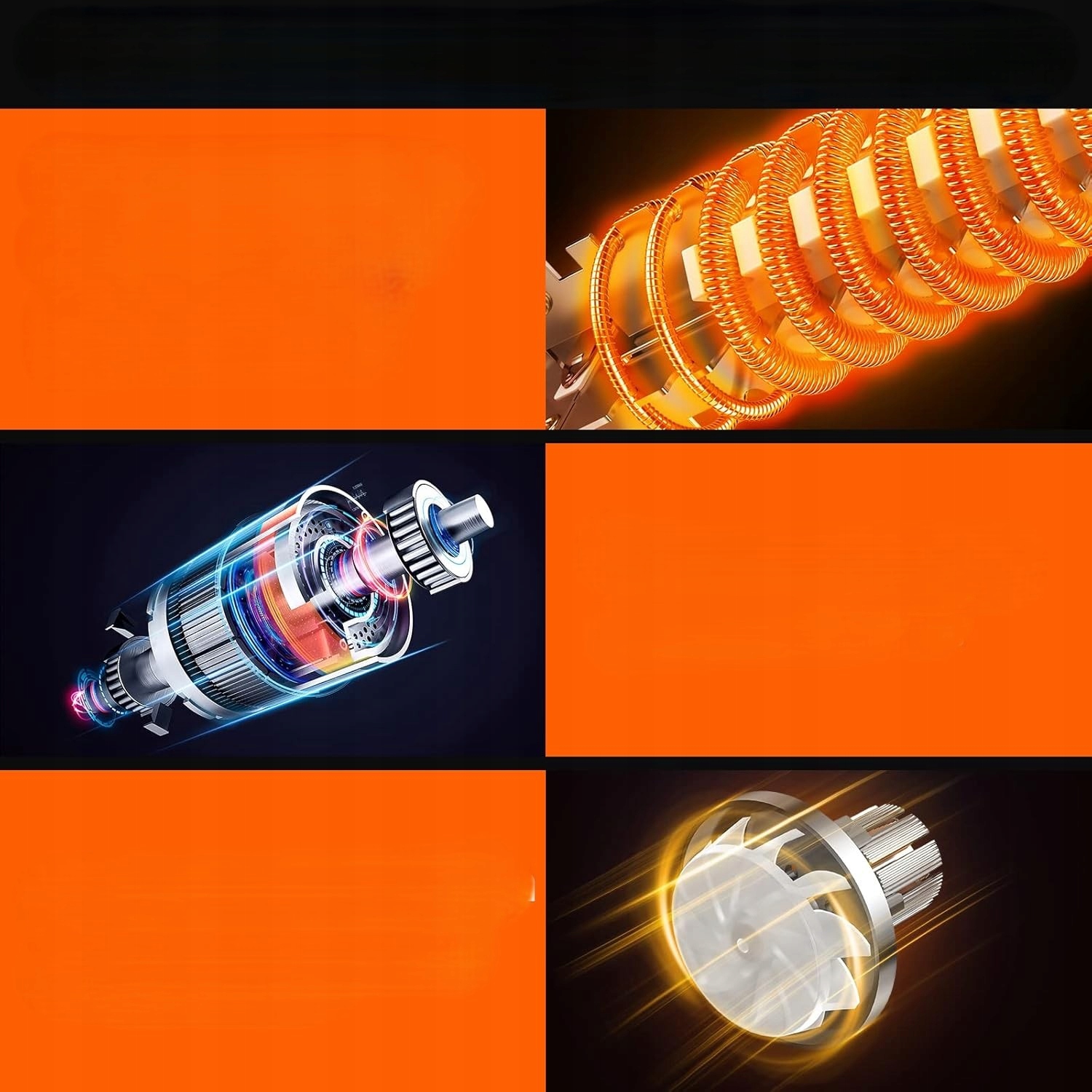 Opalarka Elektryczna 2 Biegu Regulacja Temperatury 200W Mocna