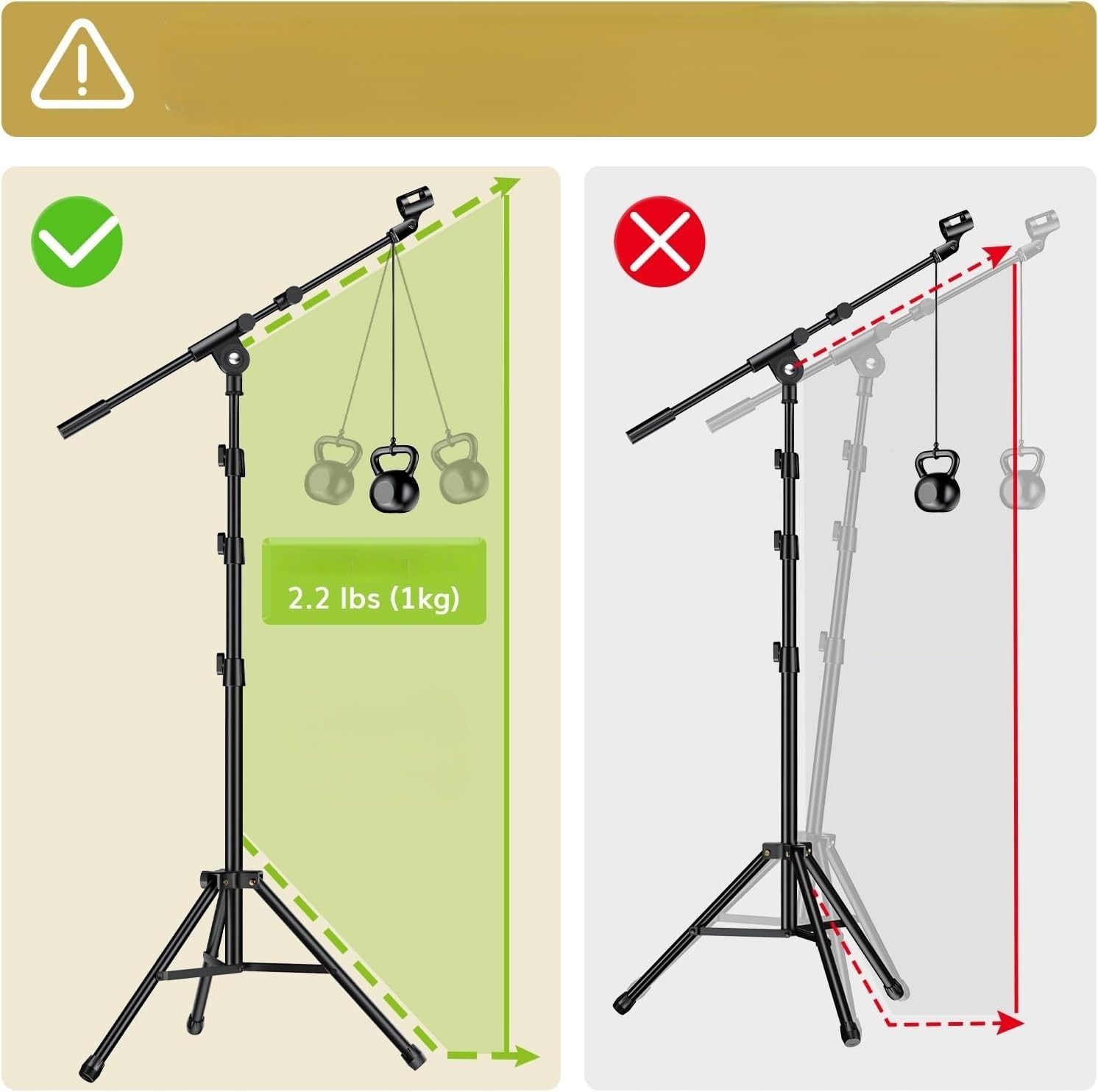 Statyw Podłogowy Do Mikrofonu Mikrofonowy Uchwyt Stojak Regulowany Ramię