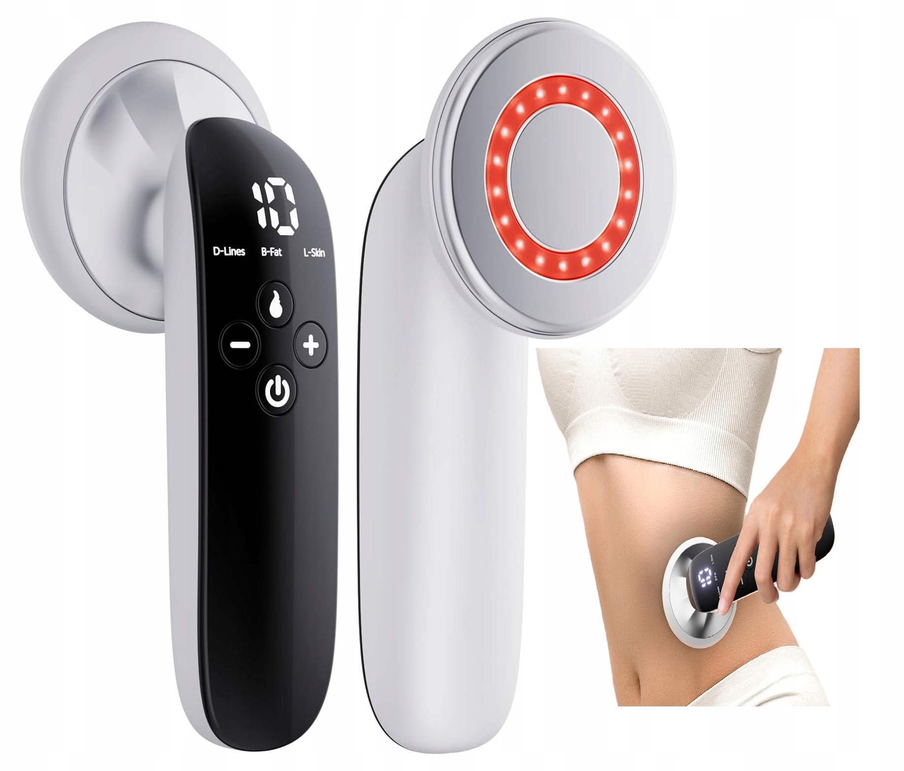 Masażer Do Ciała Cellulitu Wyszczuplający Antycellulitowy Podczerwień 3W1