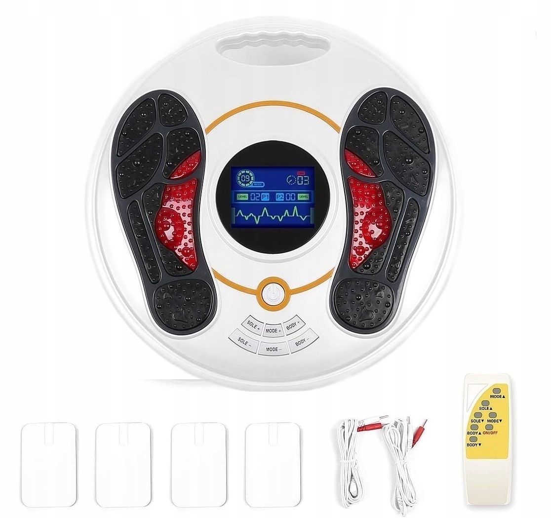Masażer Do Stóp Ems/Tens Stymulator Krążenia Krwi Stóp 25 Trybów