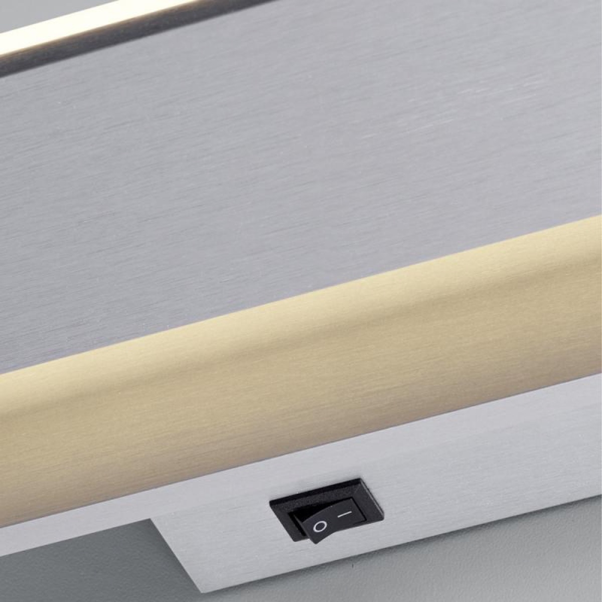 Kinkiet Ścienny Lampa Ścienna Srebrna Hell Led Leuchten - Nowoczesne Oświet