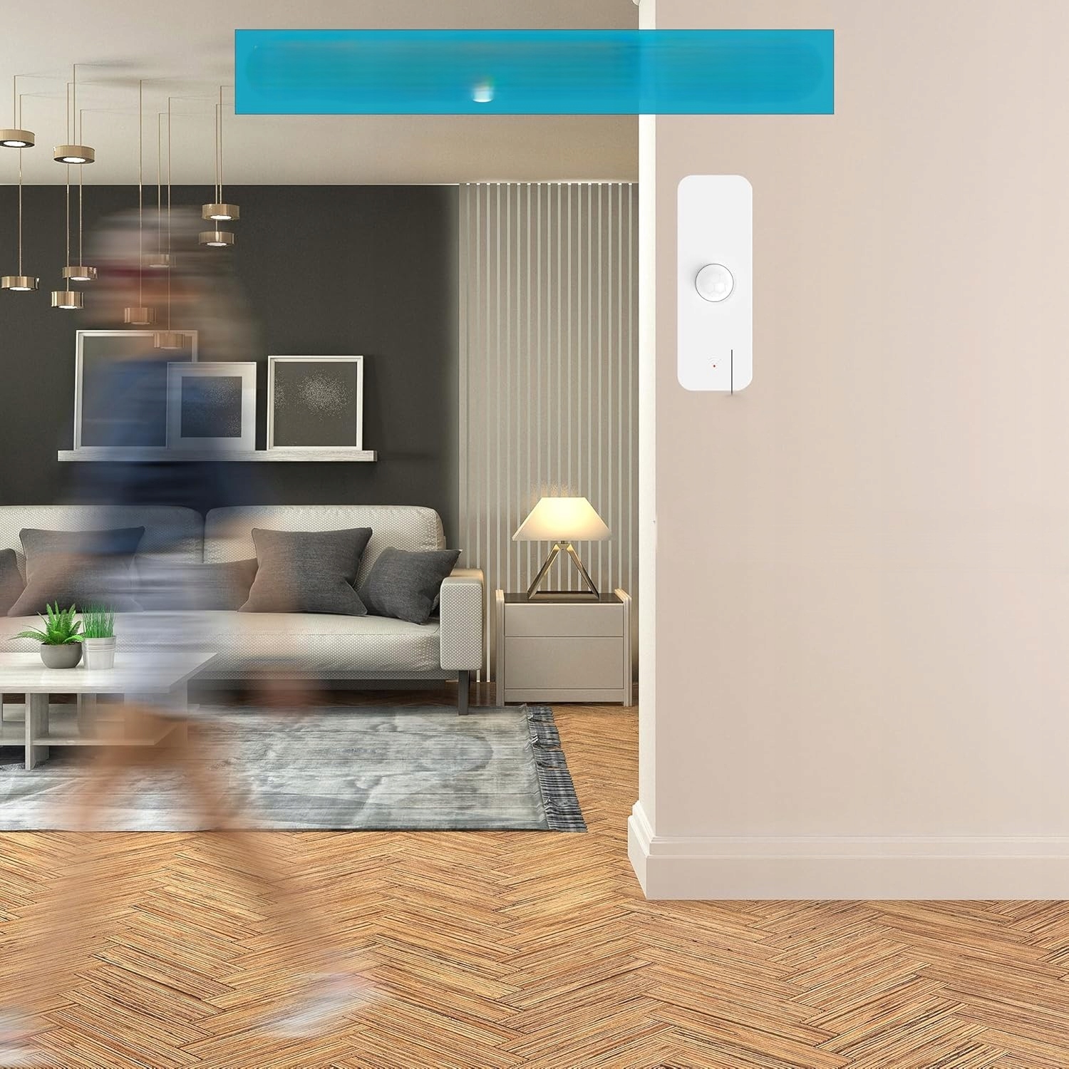 Czujnik Ruchu Pir Detektor Inteligentny Wifi Aplikacja Tuya Smart Home