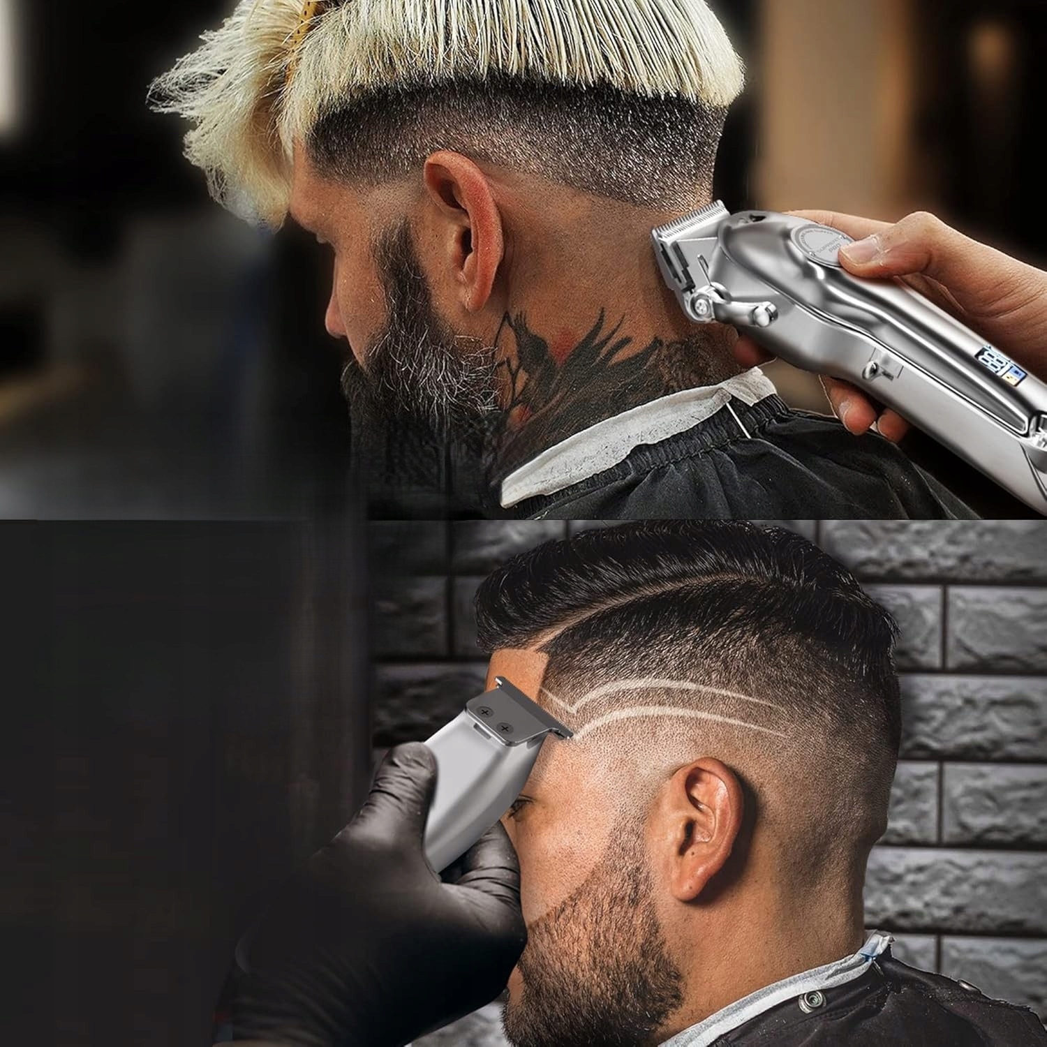 Profesjonalna Maszynka Do Strzyżenia Włosów Brody Trymer Bezprzewodowa Zest
