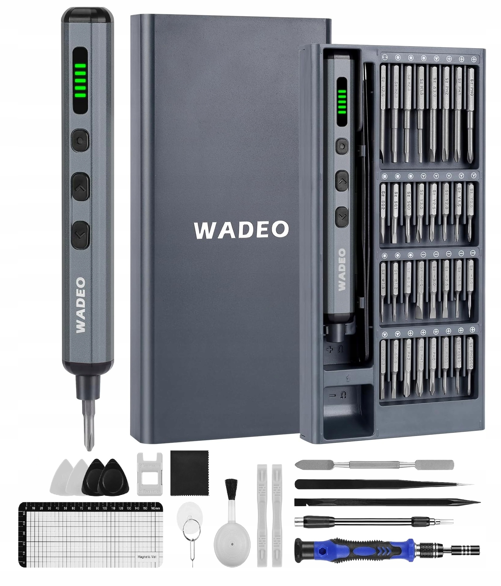 Wkrętak Elektryczny Śrubokręt Akumulatorowy Wkrętarka Bity Zestaw Do Napraw