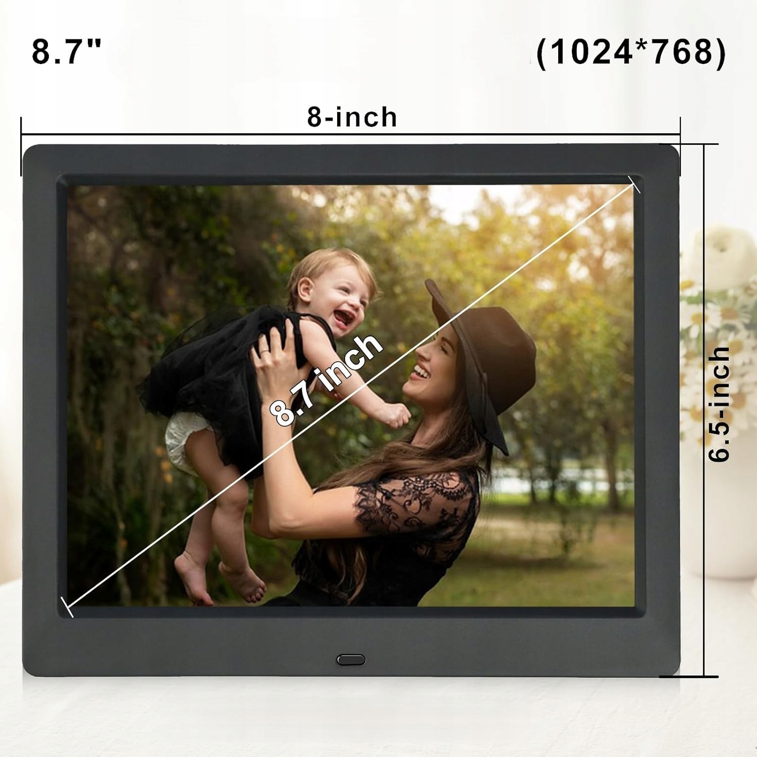 Ramka Cyfrowa Na Zdjęcia 32Gb 8.7" Fotoramka Filmy Muzyka Kalendarz Pilot