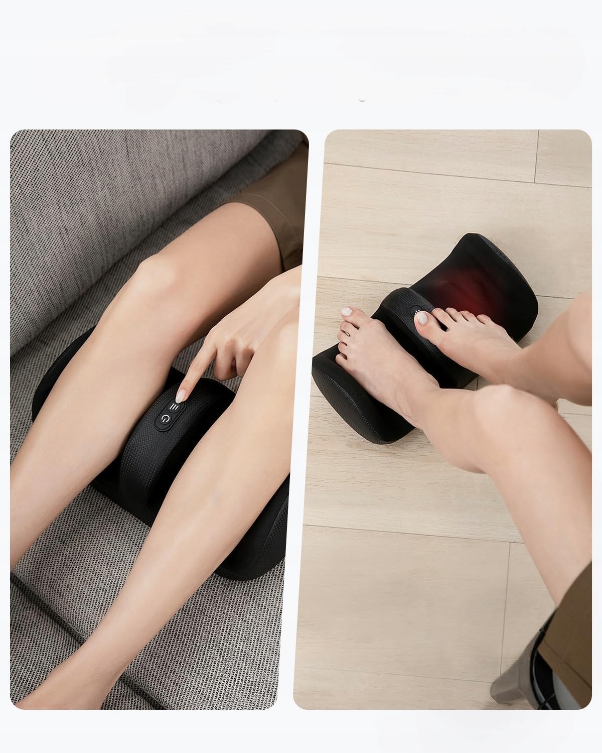 Masażer Do Stóp I Łydek Przedramiona Shiatsu Podgrzewaniem Elektryczny Rolk