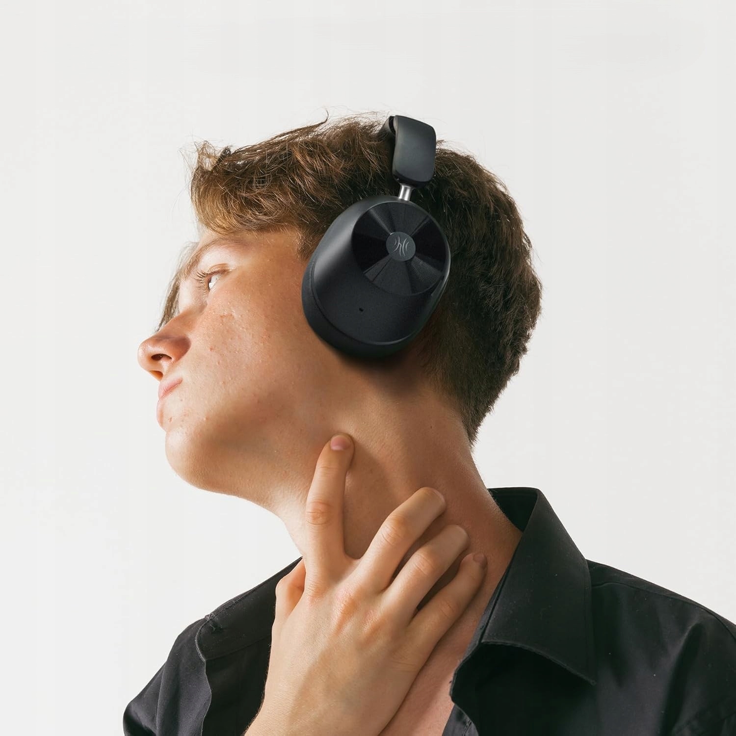 Słuchawki Bezprzewodowe Nauszne Z Mikrofonem Bluetooth 5.4 Czarne 75H Hi-Re