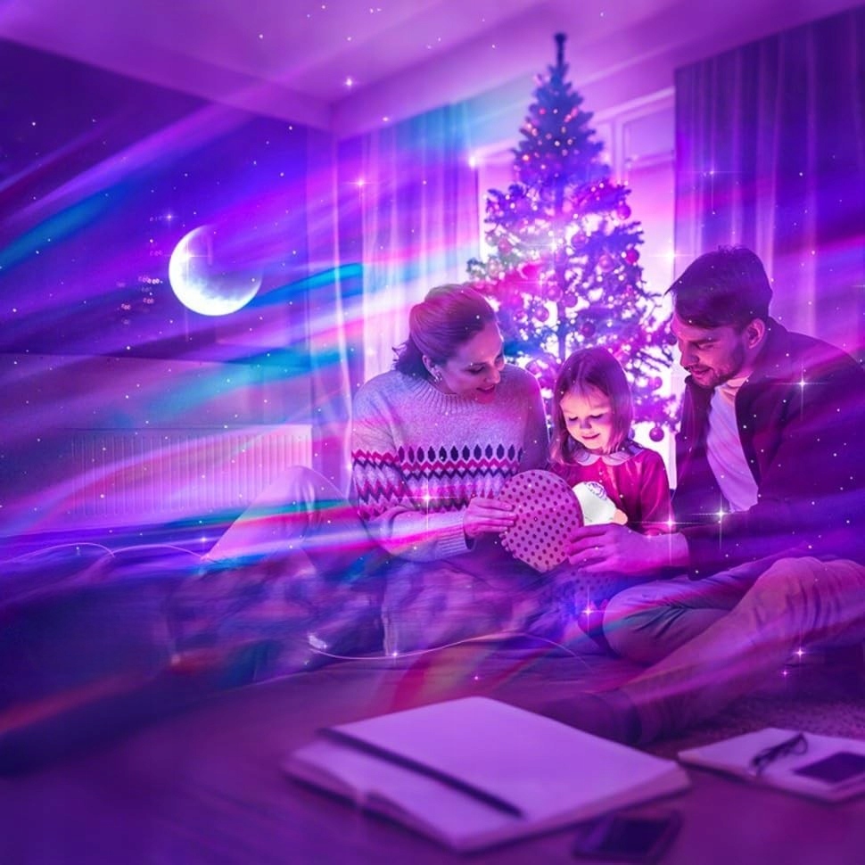 Projektor Gwiazd Głośnik Bluetooth Lampka Nocna Projektor Z Muzyką Pilot