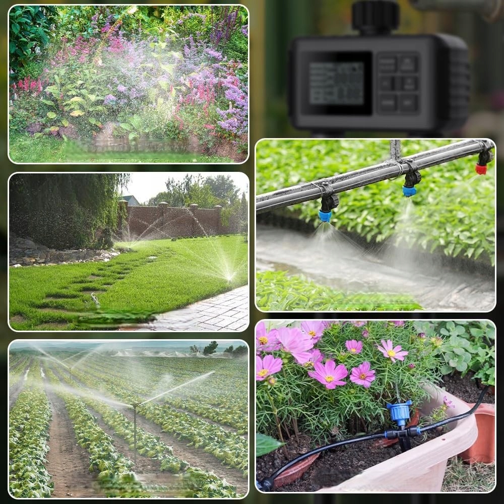 Elektroniczny Sterownik Nawadniania Programator Wody Zawór Czasowy 2 Sekcje