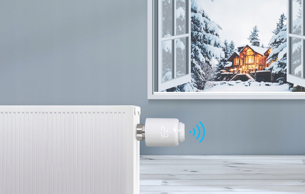 Głowica Termostatyczna Termostat Inteligentny Zigbee Tuya Alexa Smart Home