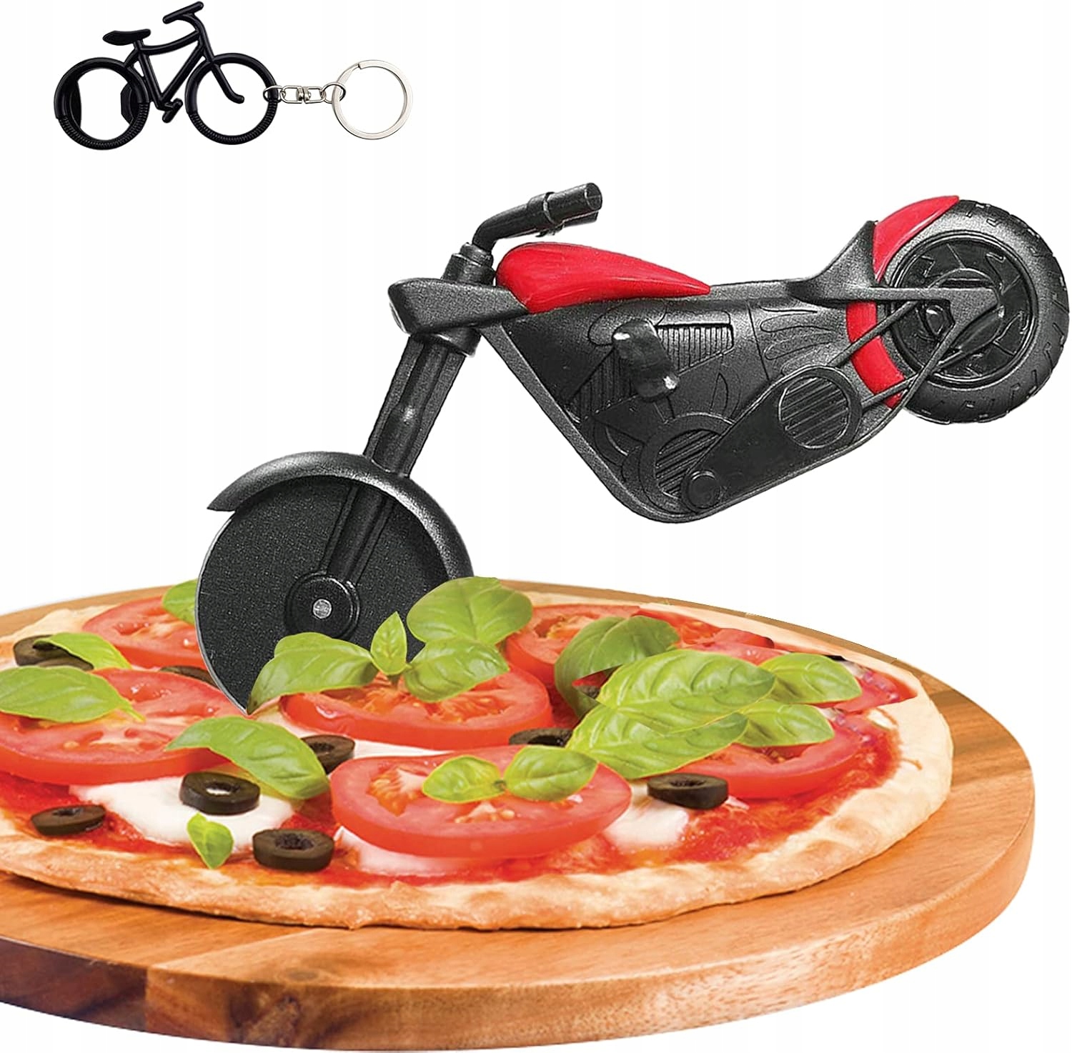 Nóż Do Pizzy Krojenia Krajalnica Radełko Stal Nierdzewna Ostry Motocykl