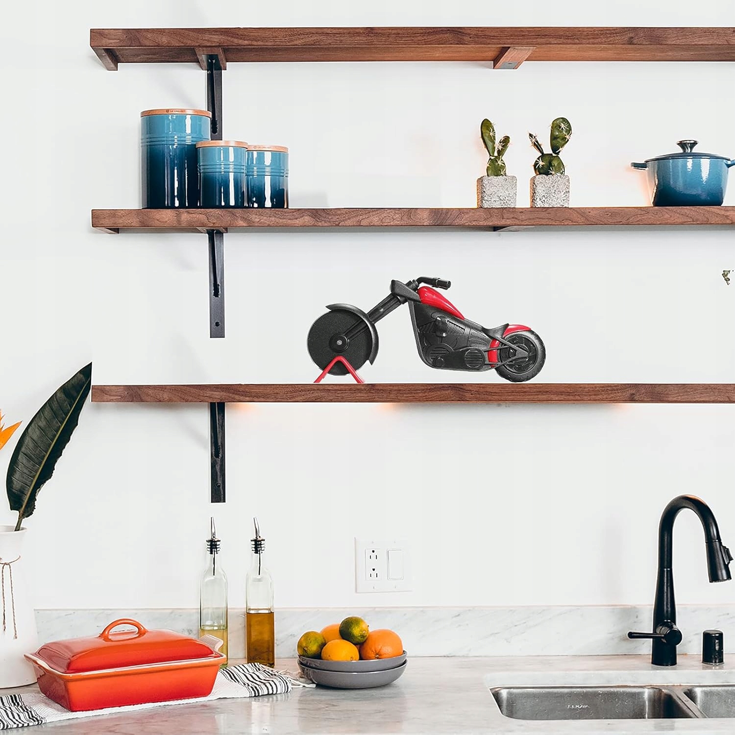 Nóż Do Pizzy Krojenia Krajalnica Radełko Stal Nierdzewna Ostry Motocykl