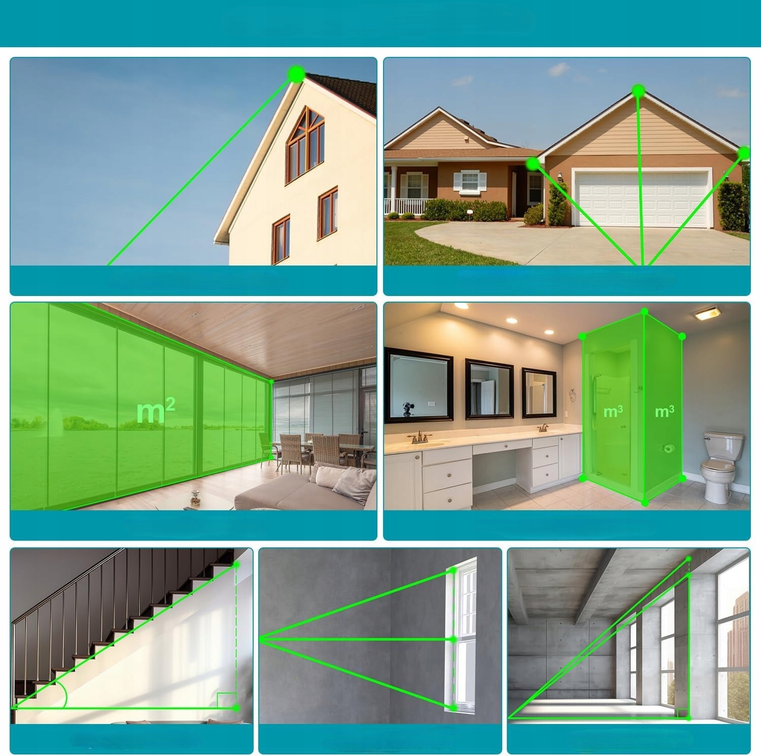 Dalmierz Laserowy 100M Kątomierz Cyfrowy Miernik Poziomica Laserowa
