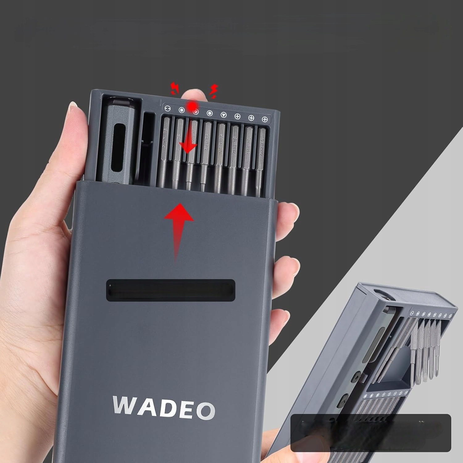 Wkrętak Elektryczny Śrubokręt Akumulatorowy Wkrętarka Bity Zestaw Do Napraw