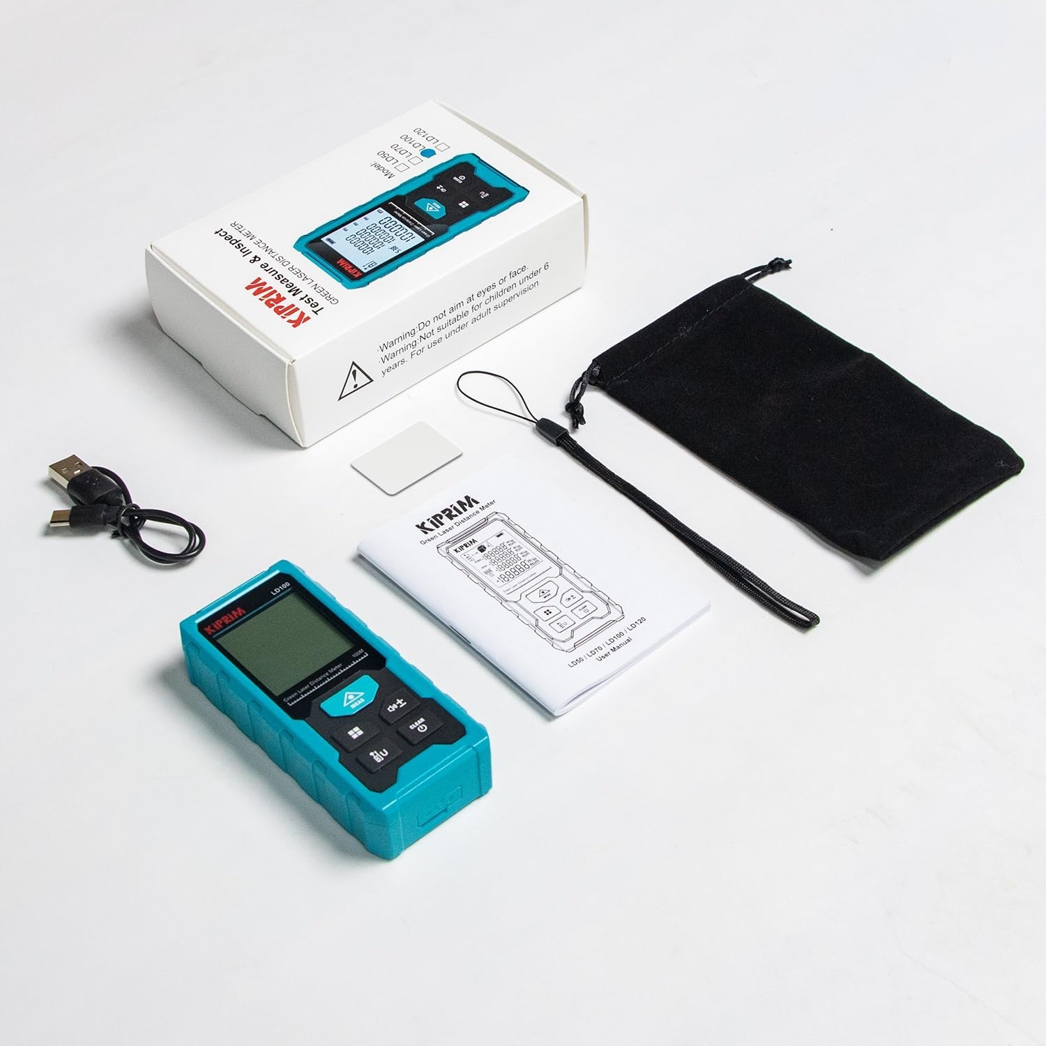 Dalmierz Laserowy 100M Kątomierz Cyfrowy Miernik Poziomica Laserowa