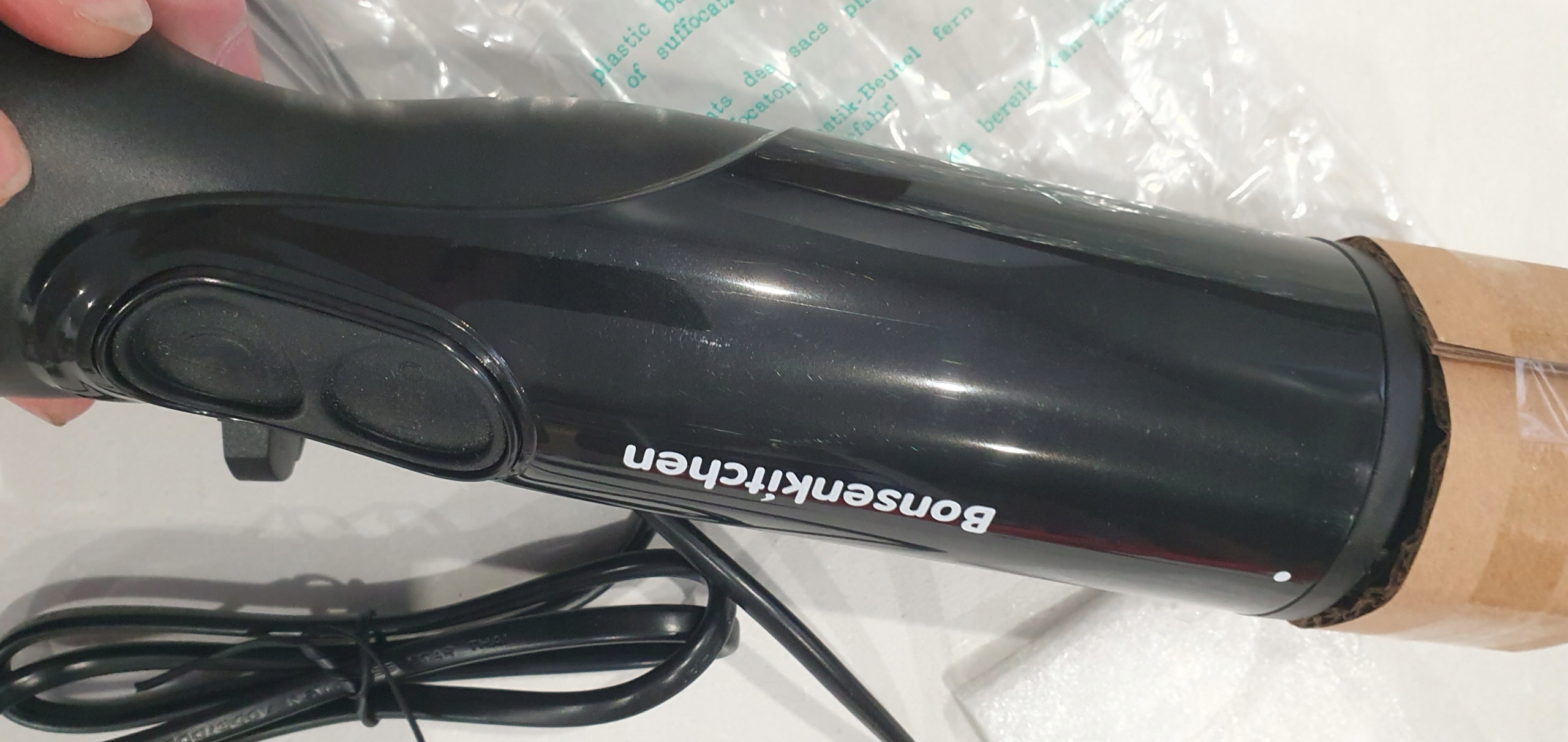 Blender Ręczny Mocny Mikser Turbo 1000W 12 Stopni Regulacji Stalowe Ostrza