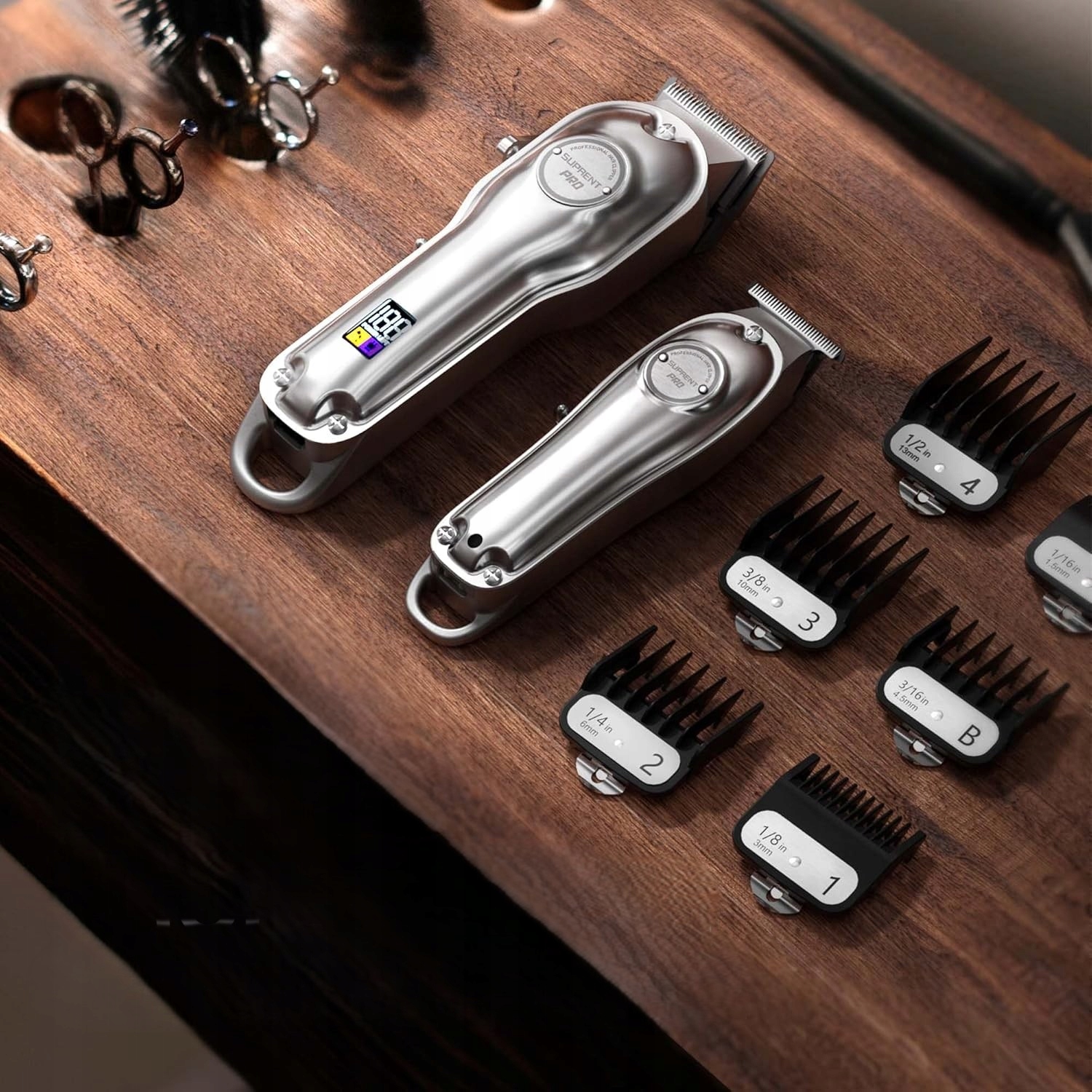 Profesjonalna Maszynka Do Strzyżenia Włosów Brody Trymer Bezprzewodowa Zest