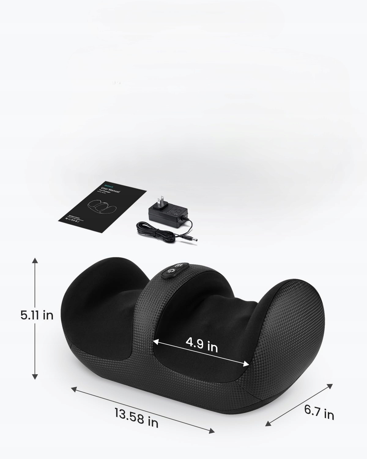 Masażer Do Stóp I Łydek Przedramiona Shiatsu Podgrzewaniem Elektryczny Rolk