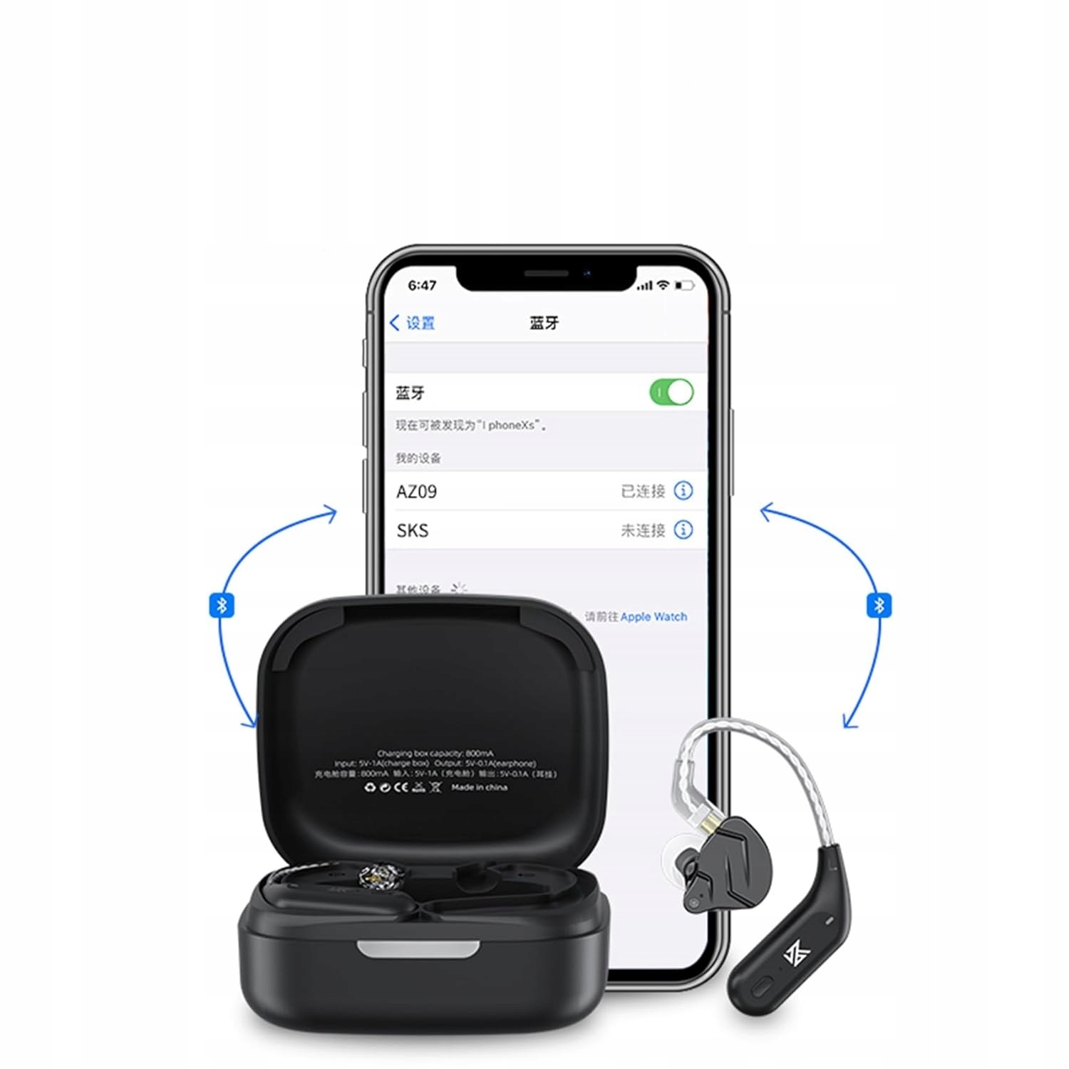 Moduł Bezprzewodowy Do Słuchawek Kz C-Pin Adapter Bluetooth 5.2
