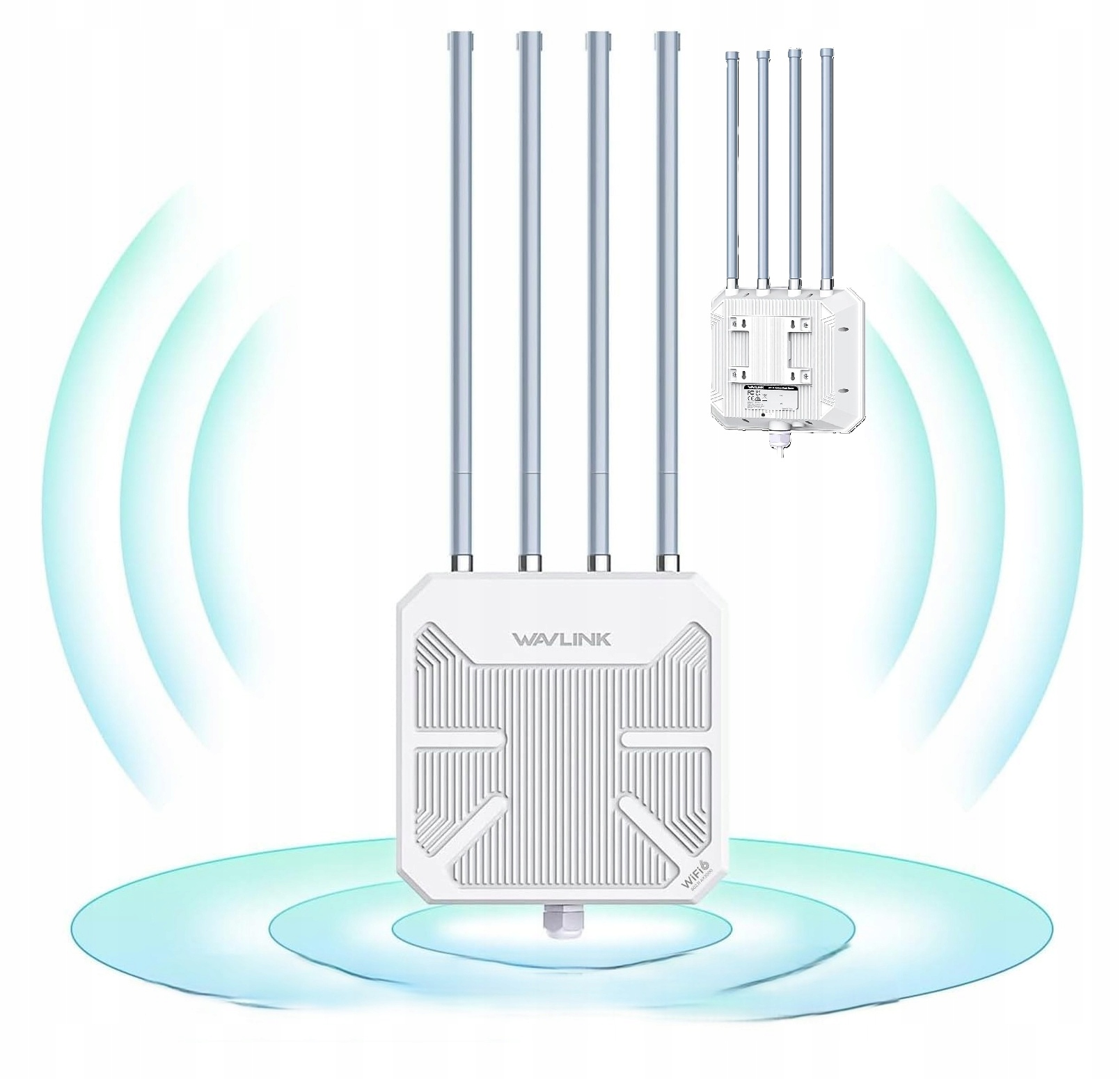 Wzmacniacz Sygnału Wifi Zewnętrzny Wlan Poe Ip67 Router 5Ghz / 2.4Ghz