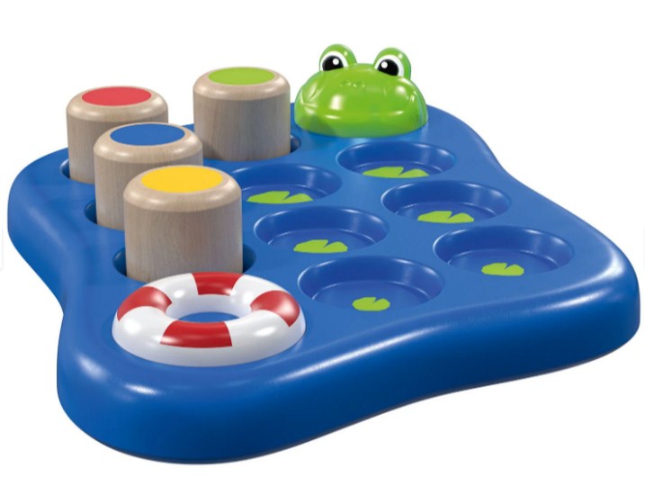 Drewniana Gra Motoryczna - Żaba Z Dźwiękiem Playtive 12M+