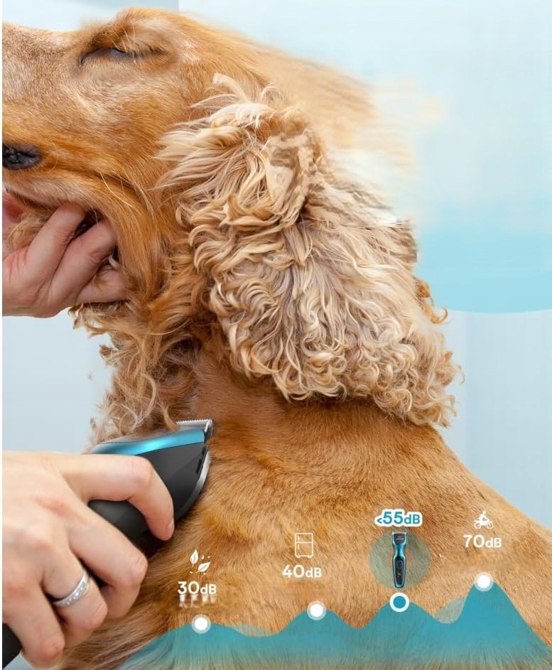 Profesjonalna Maszynka Do Strzyżenia Psów Psa Zwierząt Cicha Bezprzewodowa