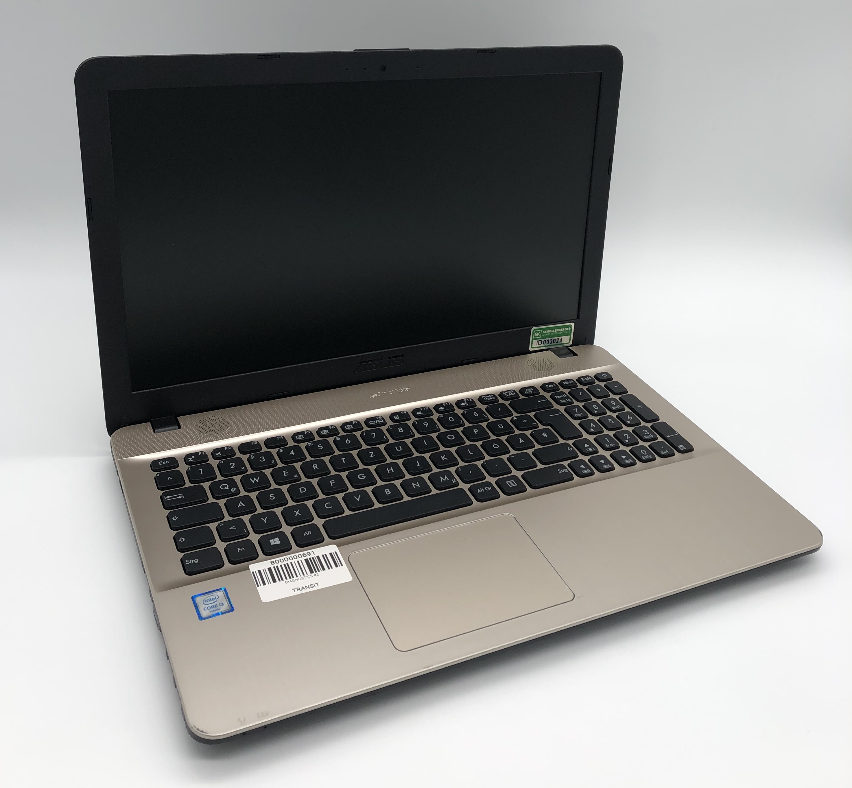 Asus A541U Intel Core i3-6006U 8GB RAM 500GB HDD Ersatzteilspender Bastlergerät