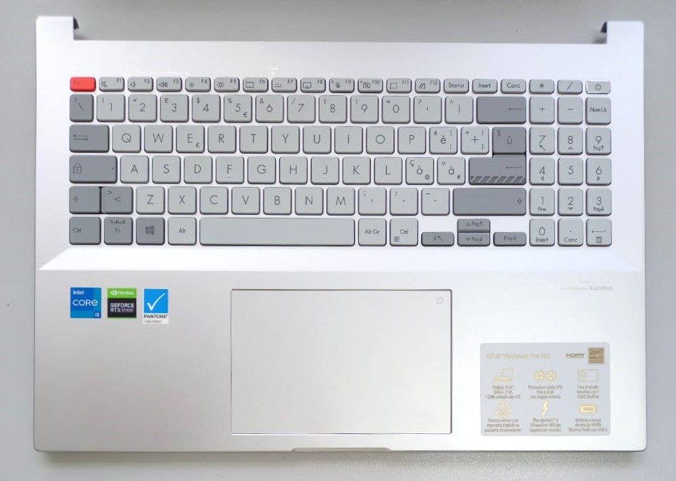 Asus Viobook Pro 16X N7600P Handauflage Tastatur QWERTY 39XJDTAJN60