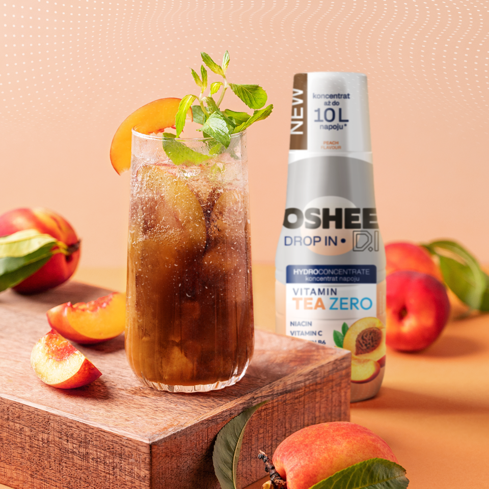 OSHEE DROP IN ZERO Vitamin Ice Tea – sposób podania