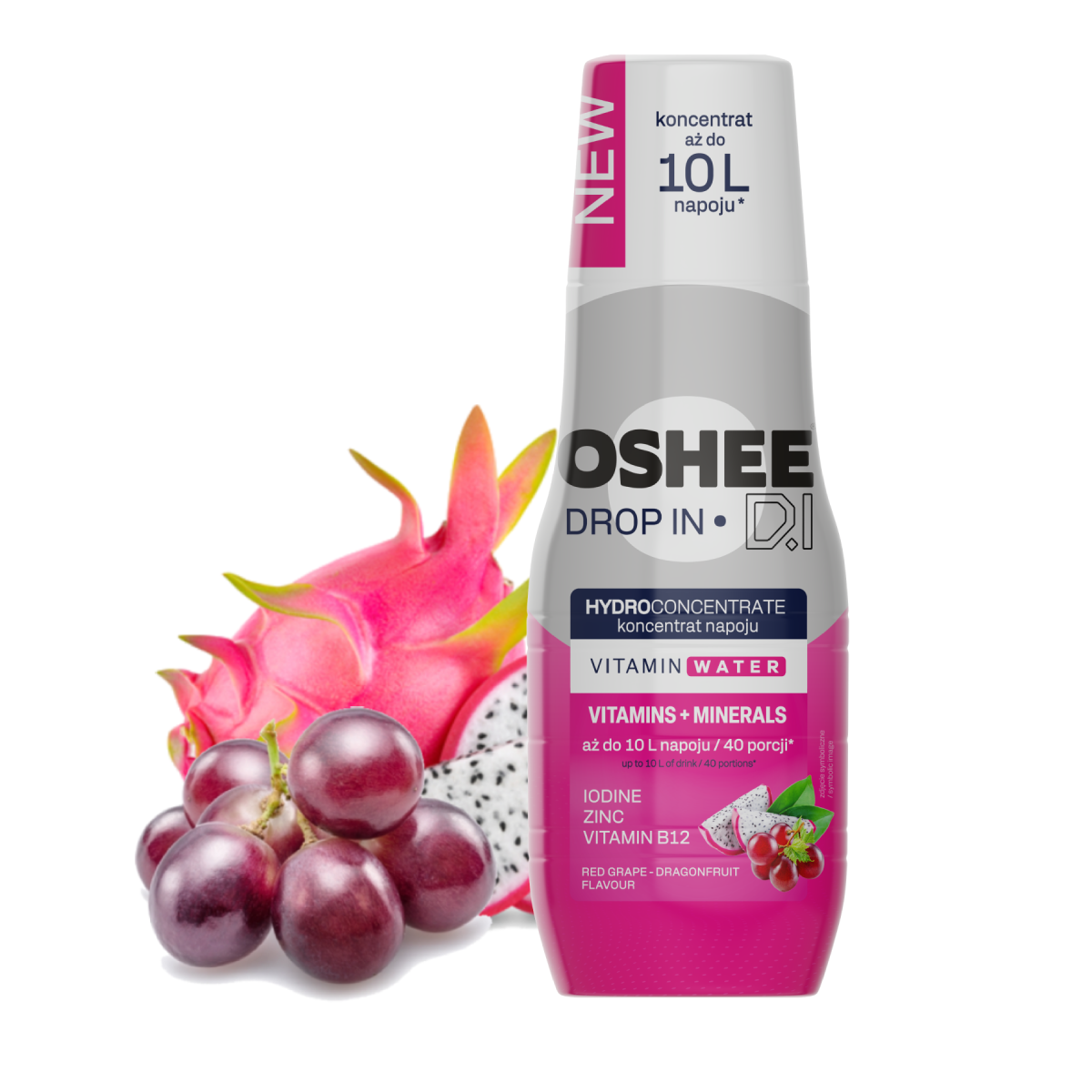 OSHEE DROP IN – czerwone winogrono smoczy owoc