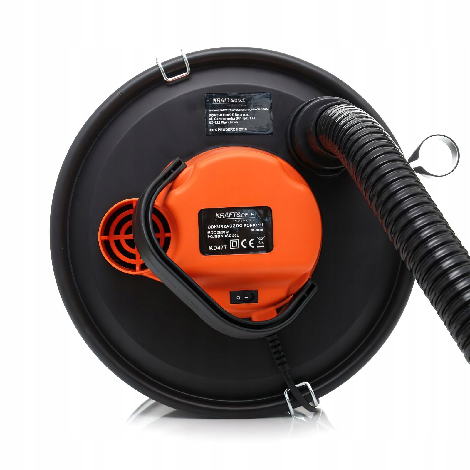 Odkurzacz Kominkowy Kominka Grilla Separator Popiołu 20L KRAFT&DELE