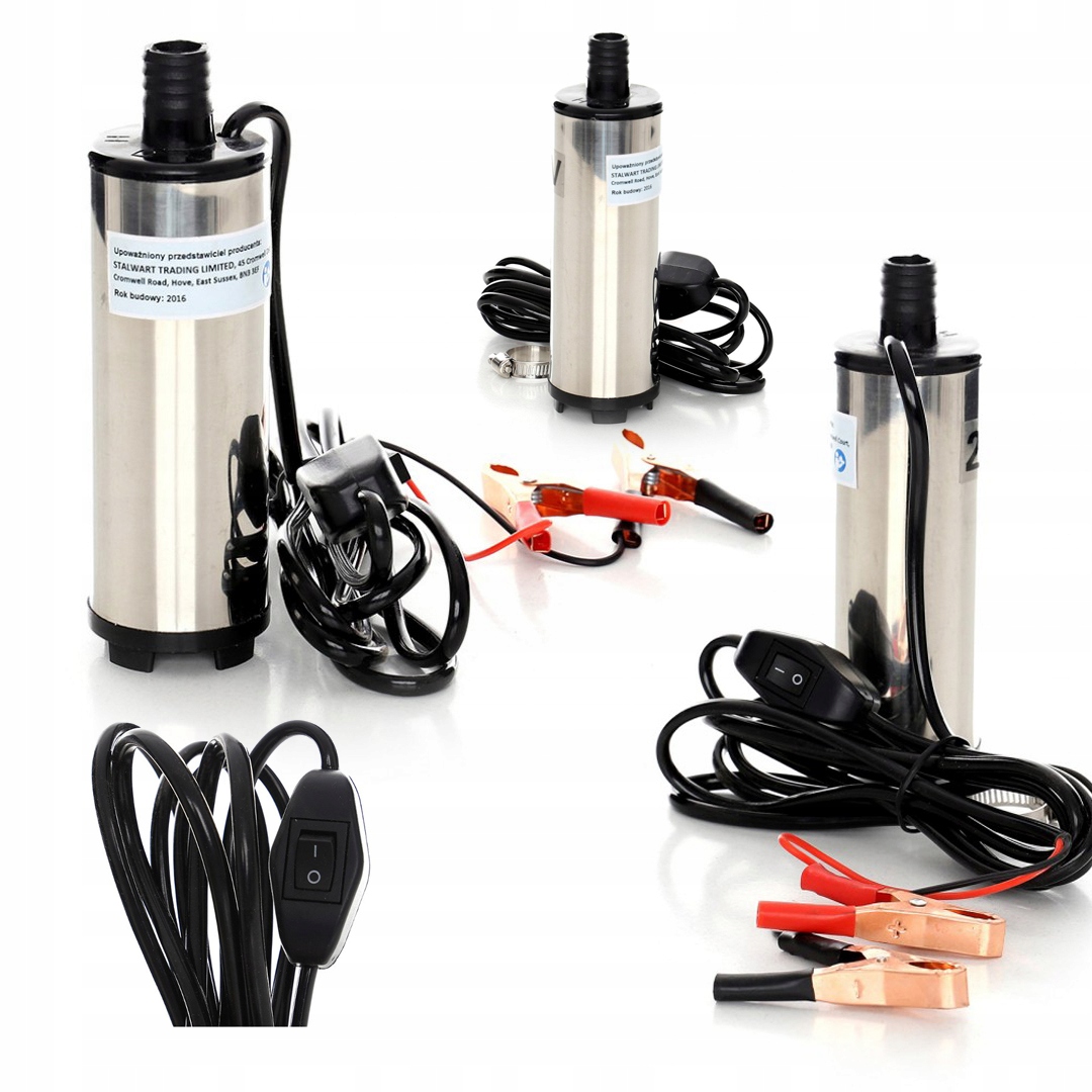 Pompa do Spuszczania Ropy Oleju Zatapialna Kraft&Dele 12V 230V 12 l/min