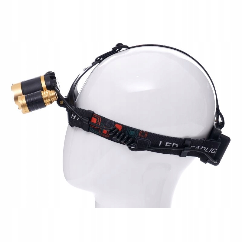 Latarka Czołowa LED KD1246 KRAFT&DELE13600 mAh Czas pracy do 18 godzin