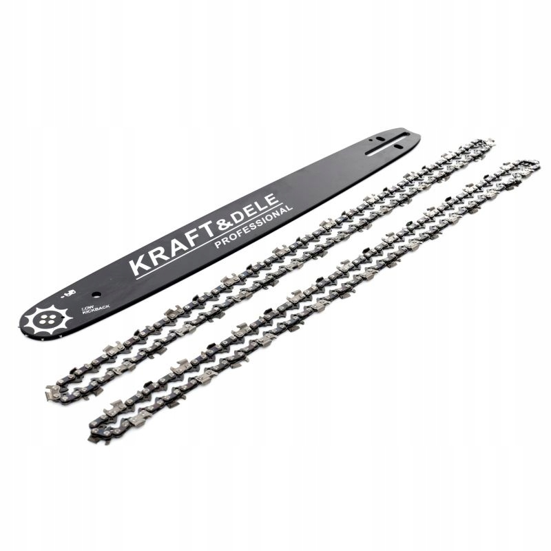 Prowadnica 16"/40cm + 2 łańcuchy do Piły Kraft&Dele KD10152