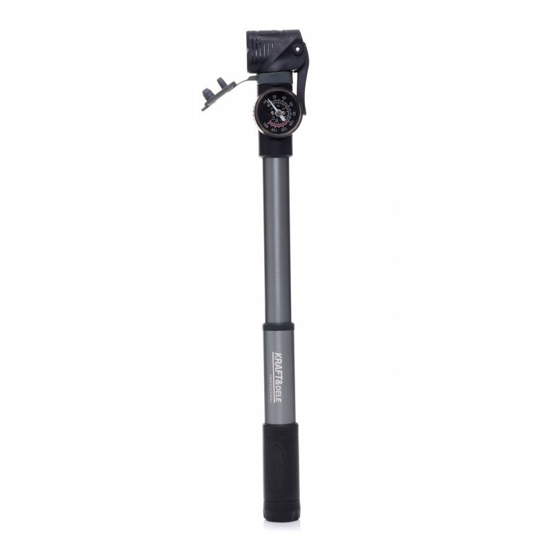 Pompka Ręczna Rowerowa z Manometrem 25 x 250 mm Kraft&Dele KD11823