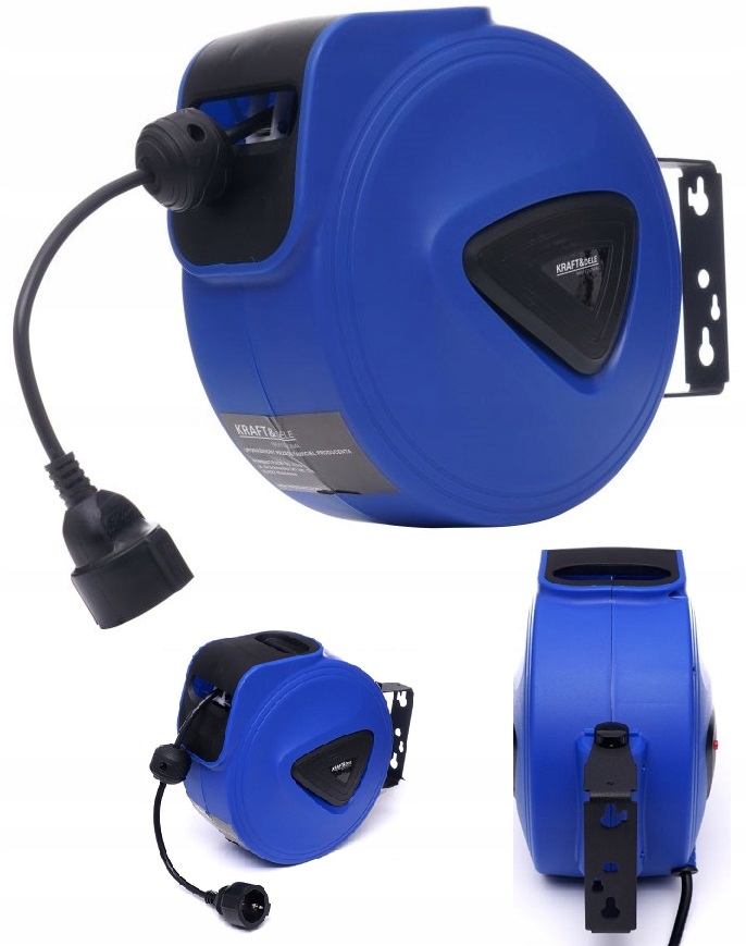 PRZEDŁUŻACZ ZWIJANY AUTOMATYCZNY NAŚCIENNY 20M KD4029