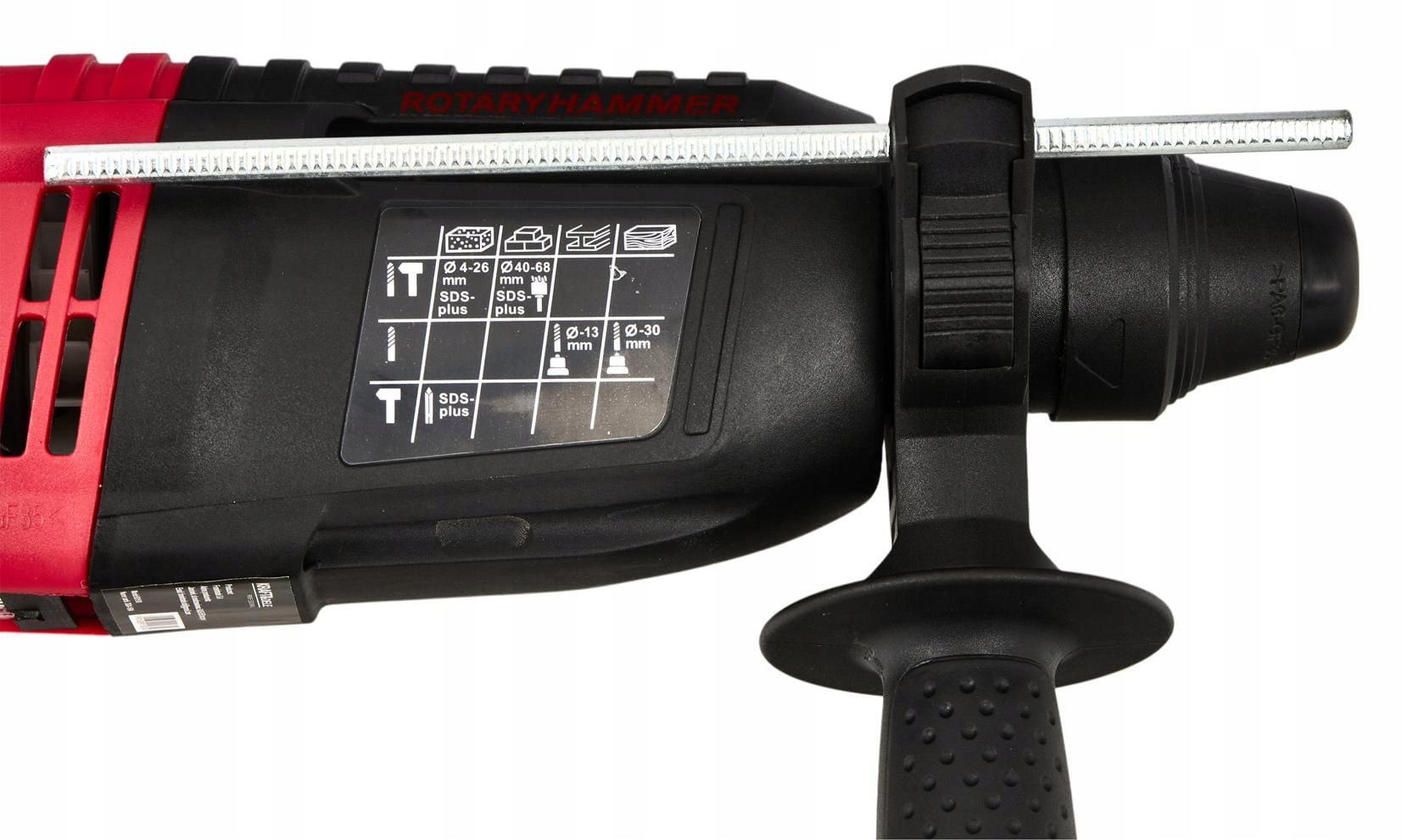 Młot Udarowy 2650W 230V SDS-PLUS 1300 RPM 5500/min Uderzeń 3w1 Kraft&Dele