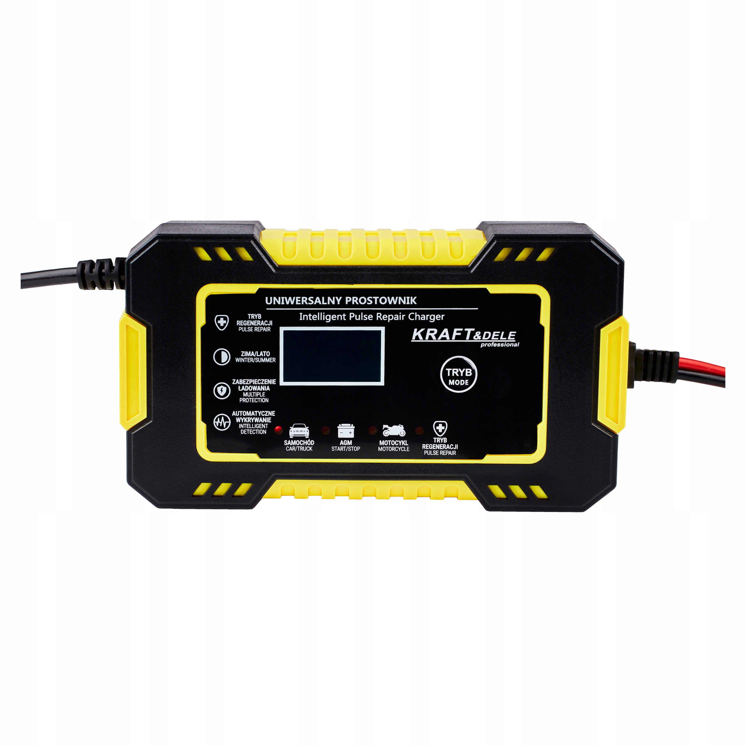 PROSTOWNIK AKUMULATOROWY AUTOMATYCZNY FUNKCJA NAPRAWY 12/24V ŁADOWARKA 10A