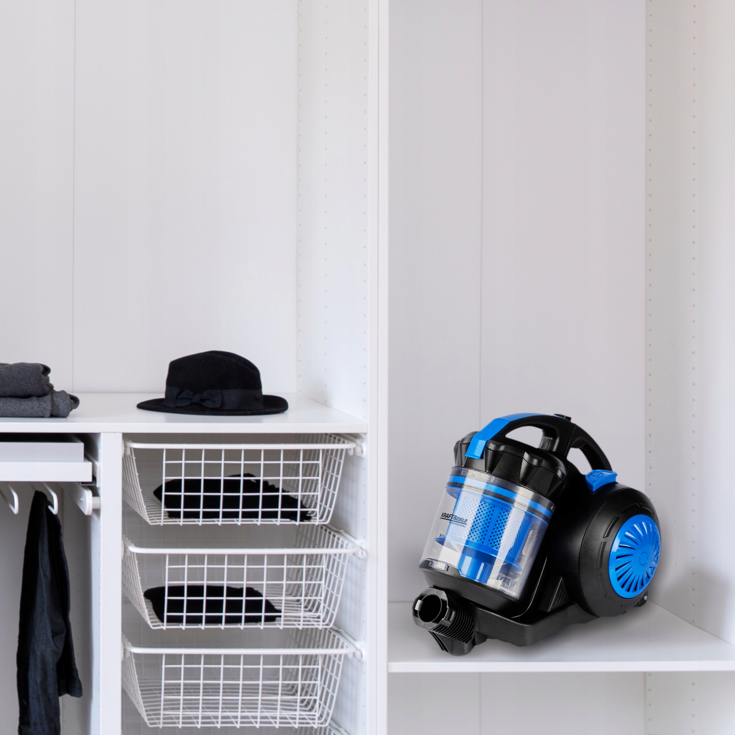 Odkurzacz BEZWORKOWY CYKLONOWY LEKKI MOCNY TURBO MOC 4000W HEPA Kraft&Dele