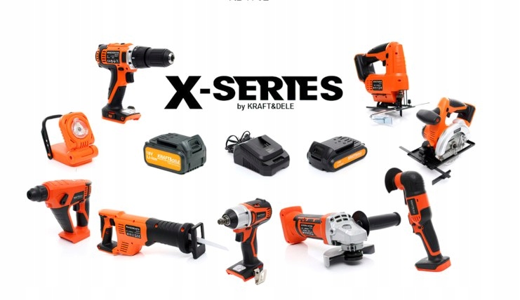 Klucz Udarowy 2400 RPM 3000 bpm 18V X-SERIES 150Nm Kraft&Dele