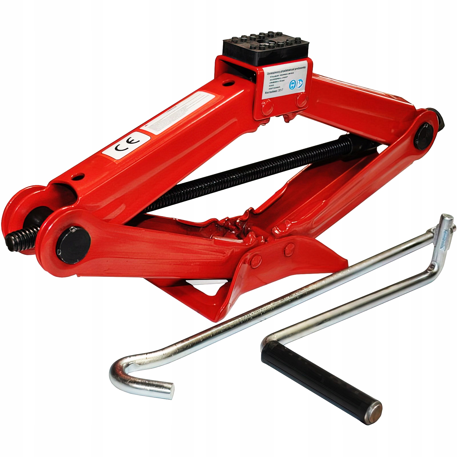 Podnośnik Samochodowy Trapezowy Lewarek Guma1,5 T 1500 kg Kraft&Dele