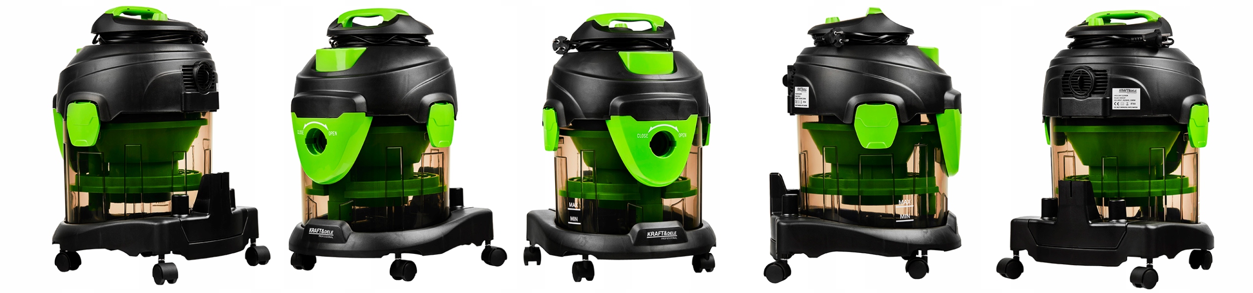 Odkurzacz Przemysłowy Elektryczny Sucho Mokro z Filtrem Wody 15 L 2200 W