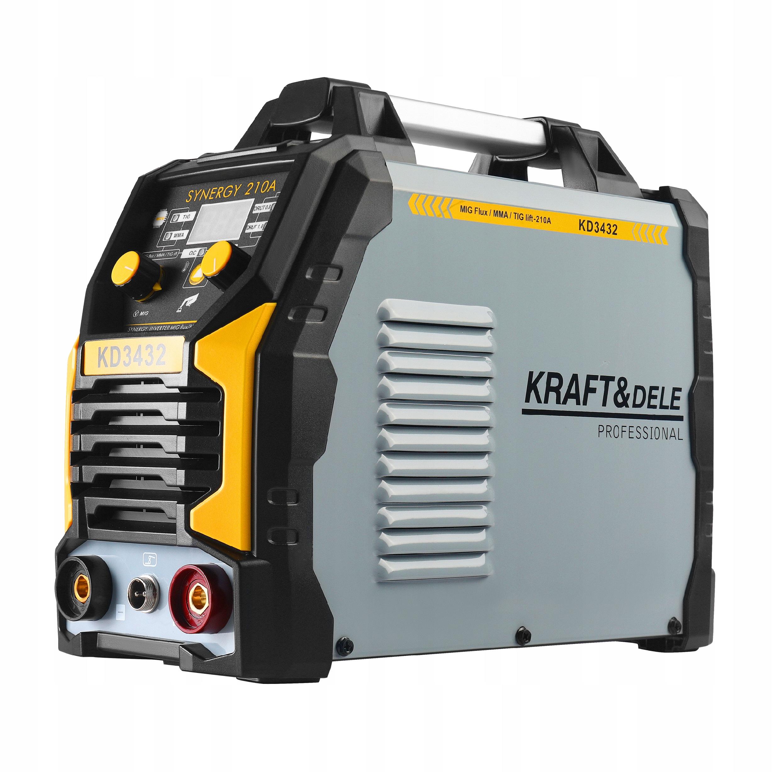 Spawarka INWERTEROWA INWERTOROWA MIG FLUX MMA TIG migomat SYNERGIA KD3432