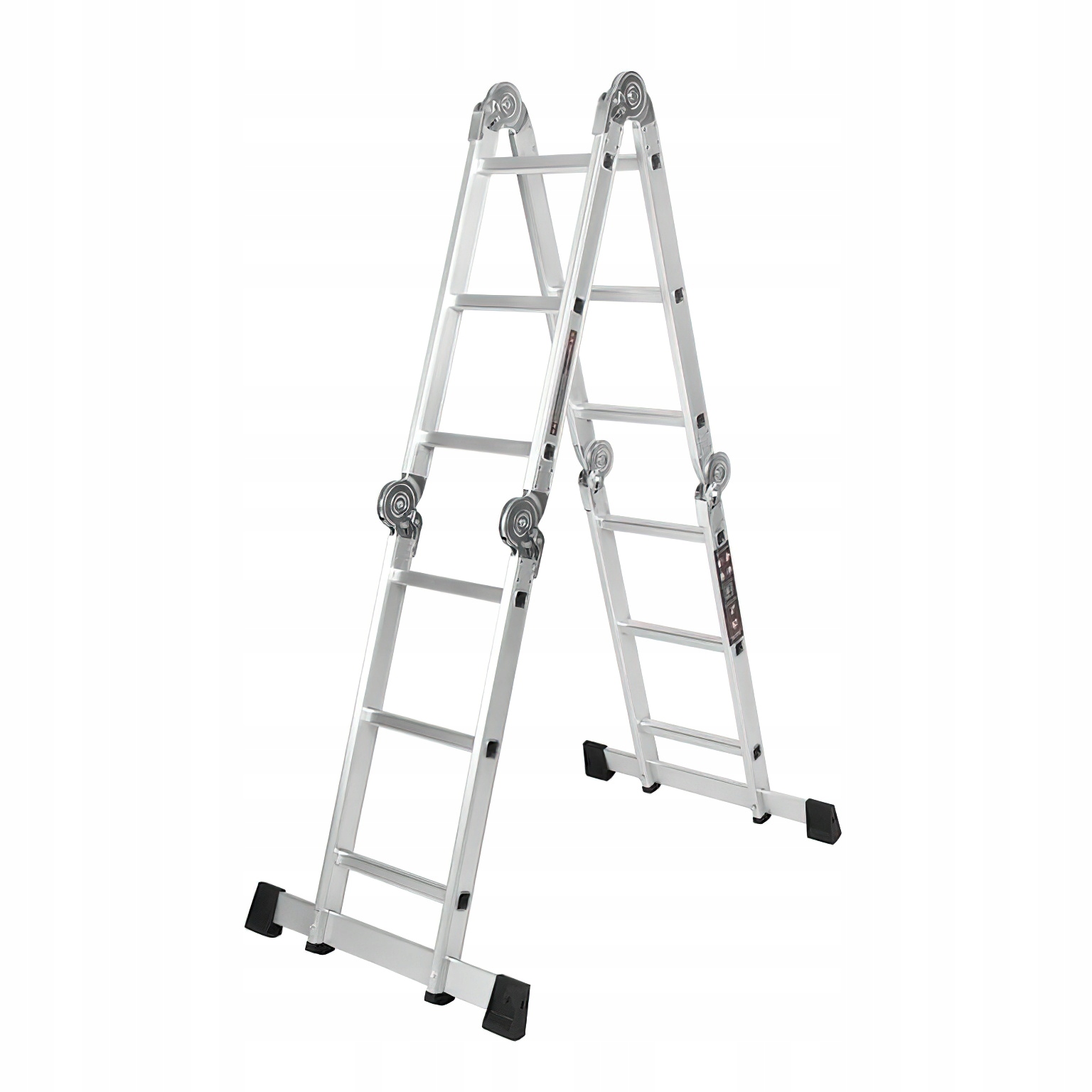 Drabina Składana Platforma Aluminiowa 4 X 3 346 CM MAX 150 KG Ktaft&Dele