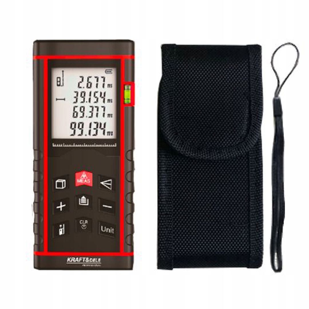 Laserowy Miernik Dalmierz Kraft&Dele do 100 m
