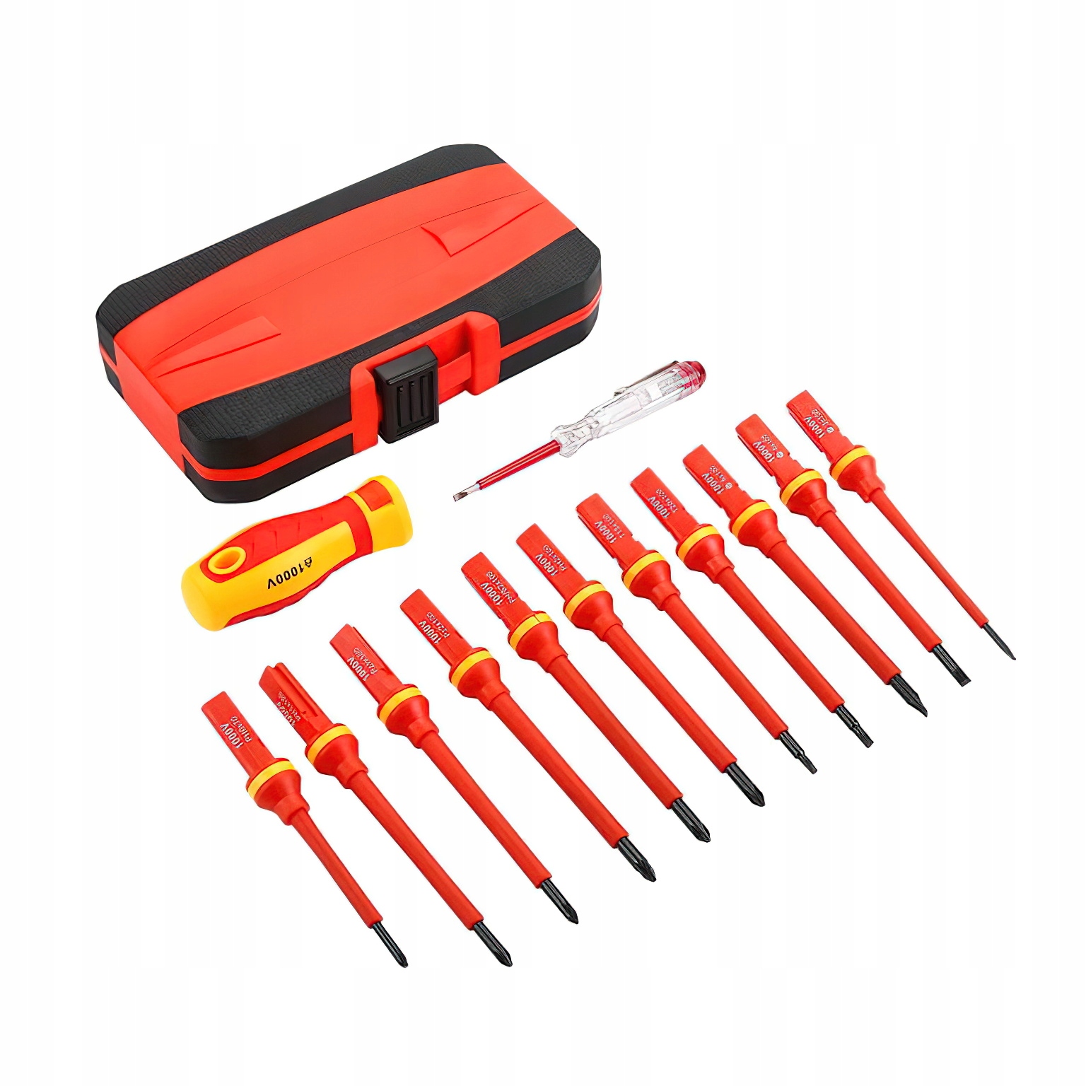Zestaw Śrubokrętów Izolowanych Elektrycznych 14 Elementów Kraft&Dele