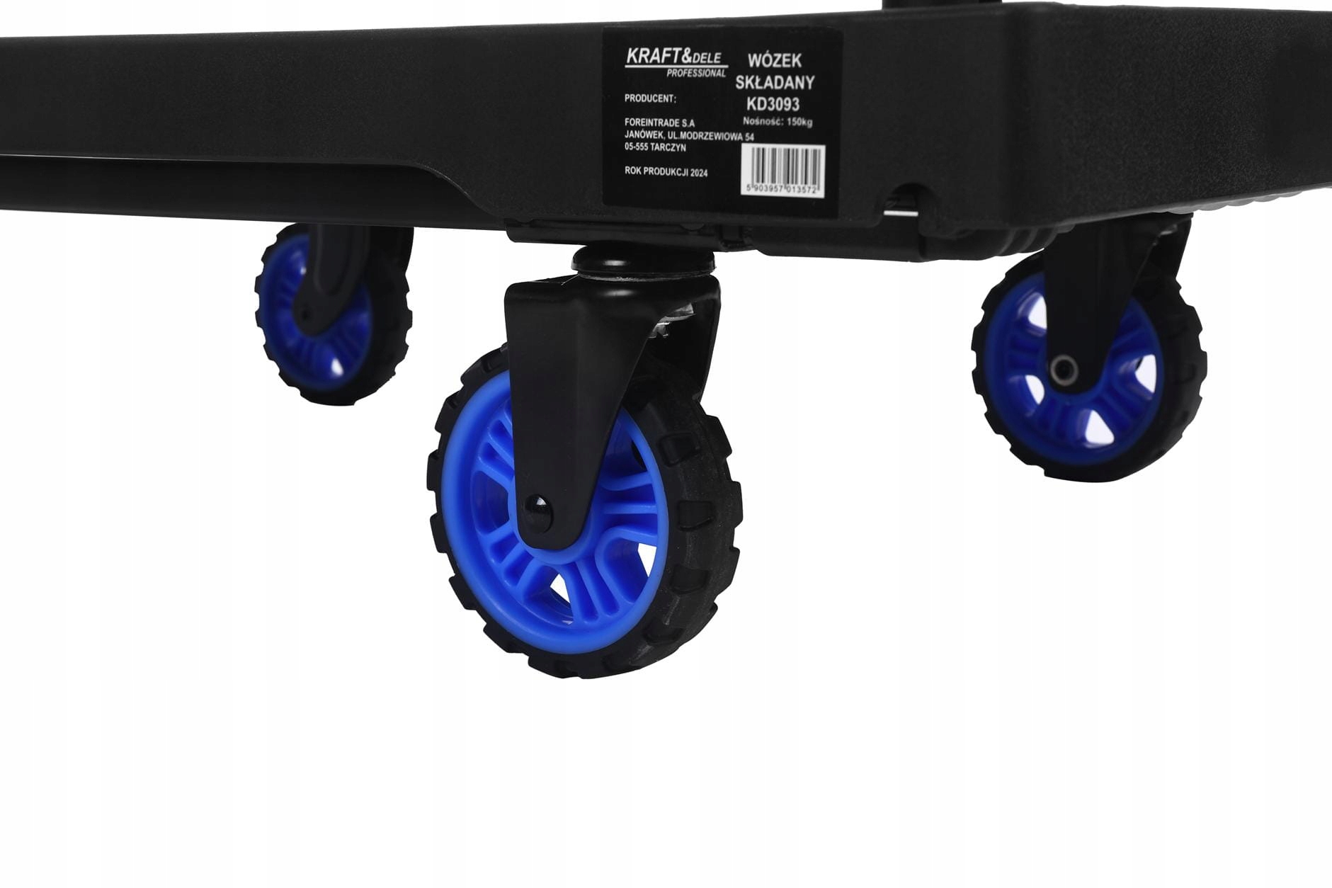 Wózek Składany Platforma Transportowy Magazynowy 150 kg Kraft&Dele