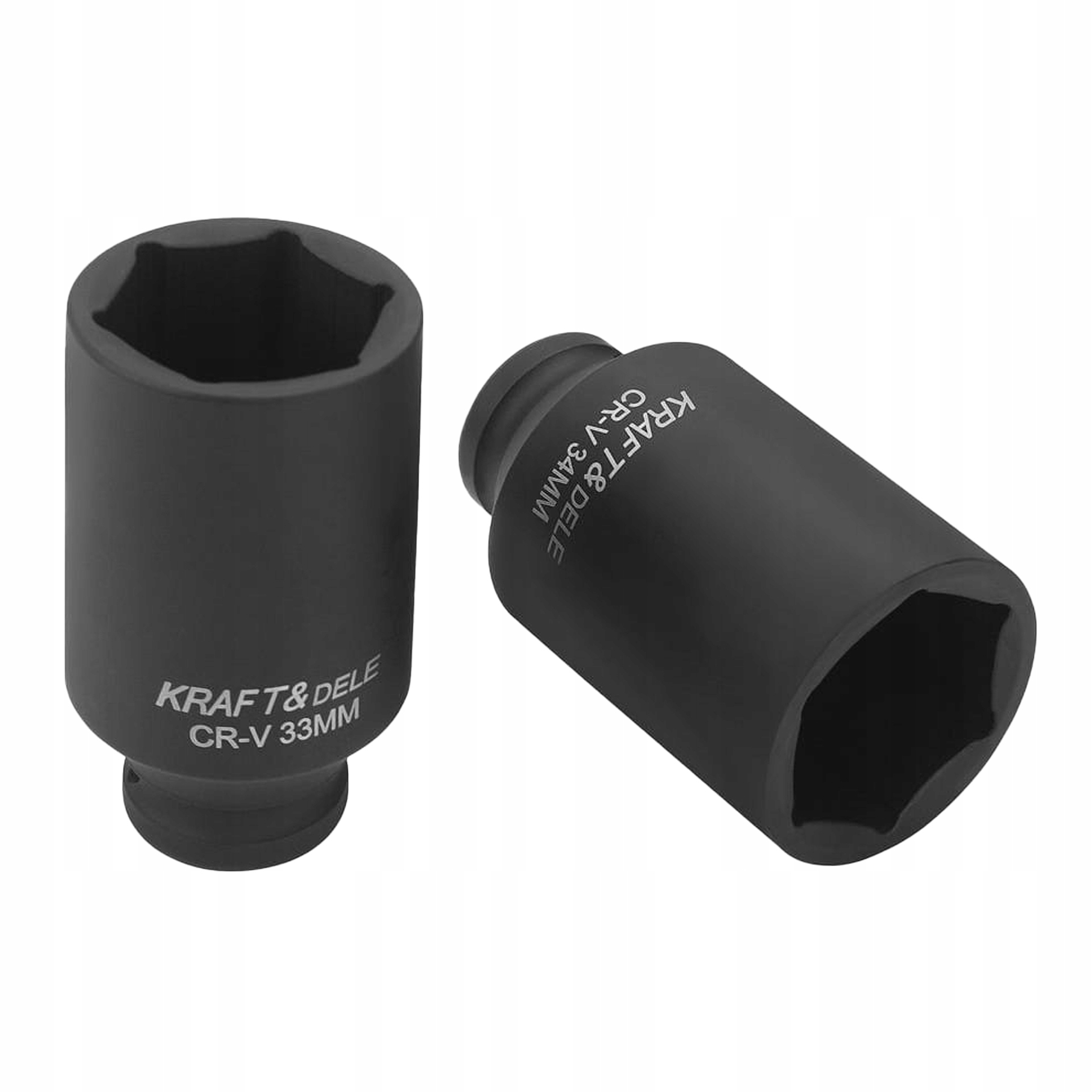 Zestaw Nasadek Udarowych 20 Elementów 6-Kątne 1/2"" 10-38 mm Kraft&Dele