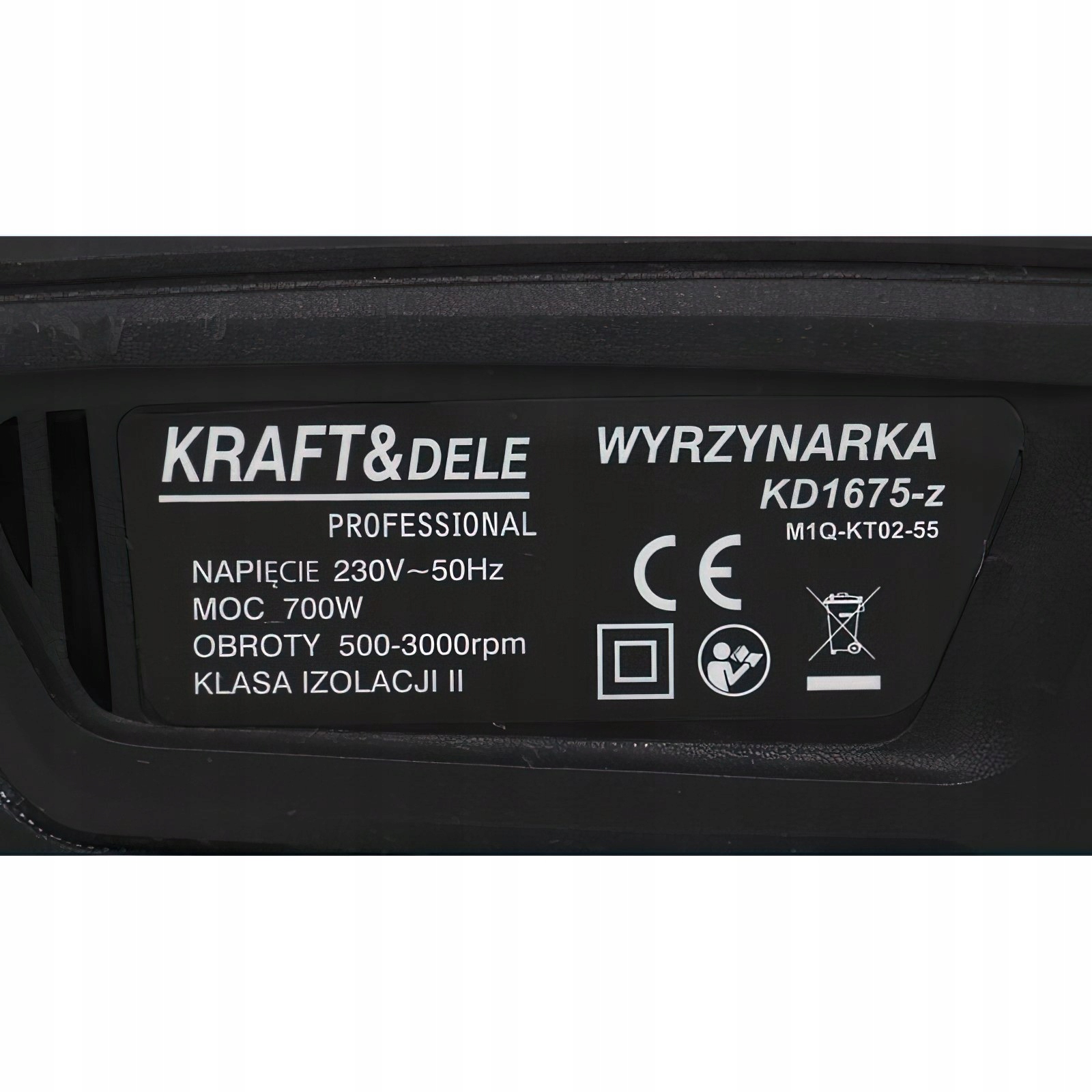 Wyrzynarka Sieciowa 230 V 700 W Regulowane Obroty 500-3000 RPM Kraft&Dele